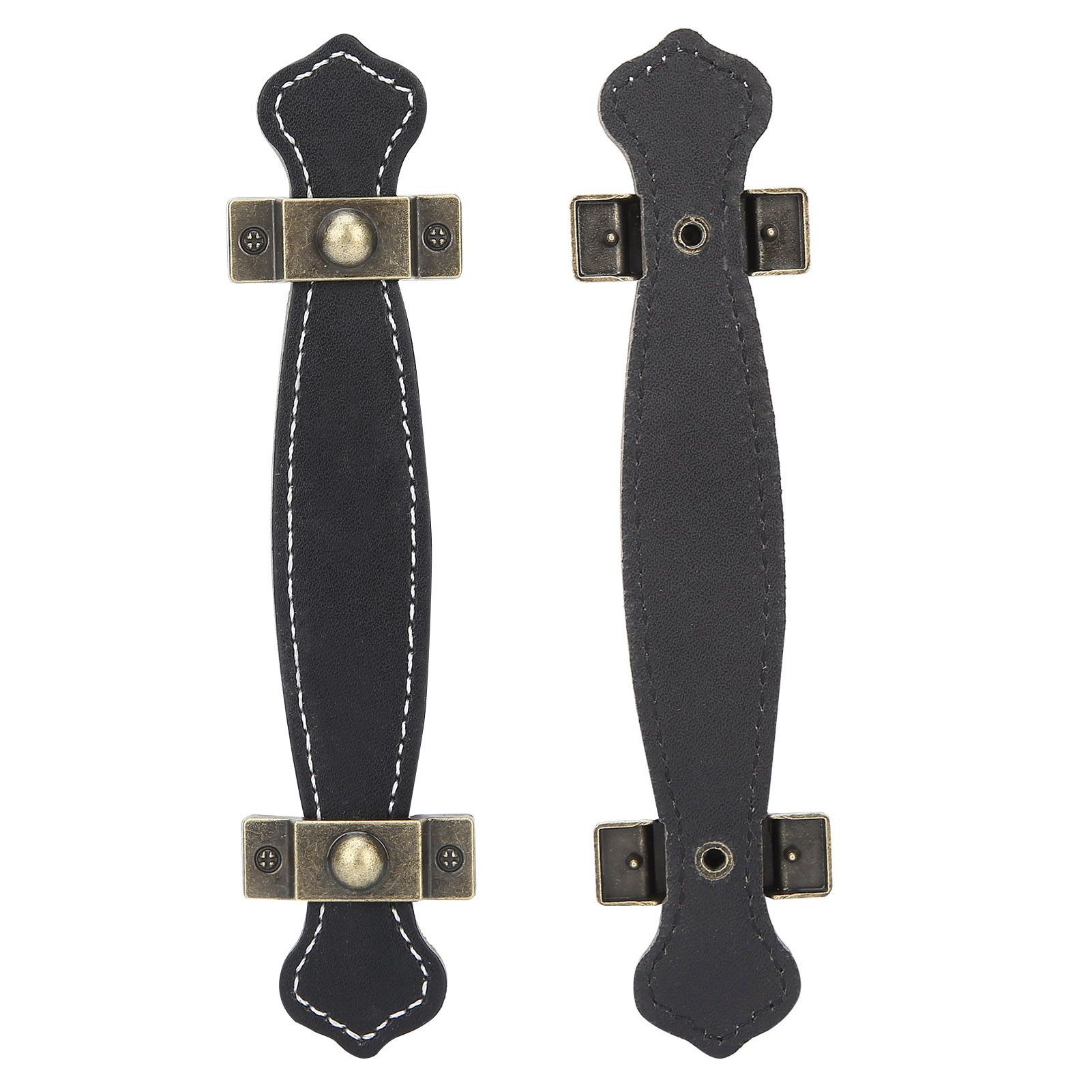 Artificial Leather Furniture Pull Handle for Suitcase Wardrobe Closet Cabinet Door view 9