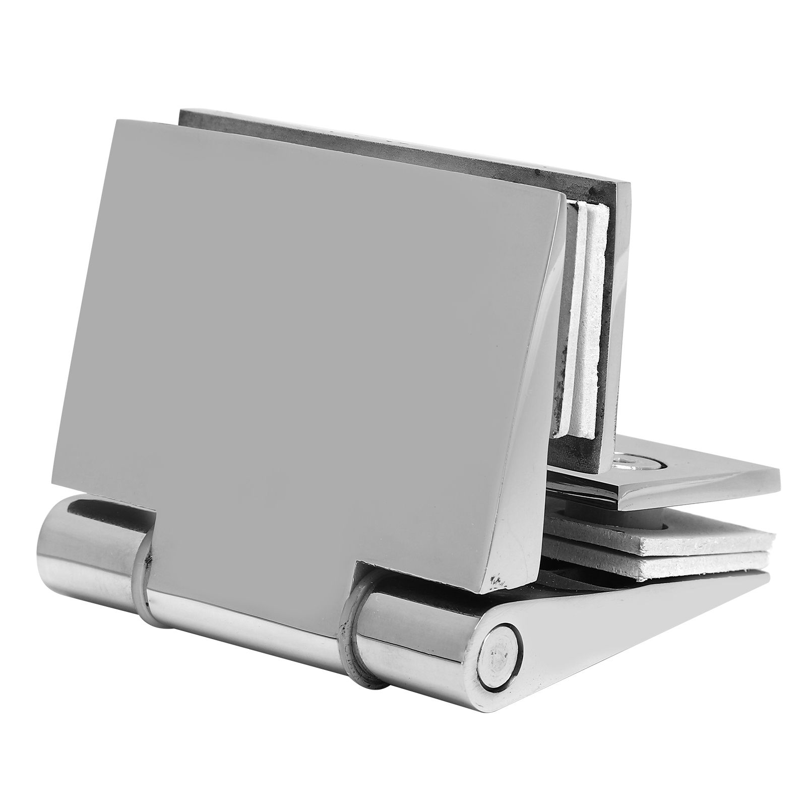 Beveled Double‑Sided Hinge Stainless Steel Shower Room Glass Door Hinge for view 4