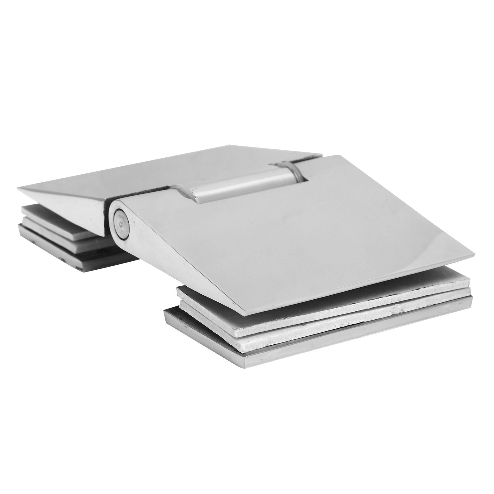 Beveled Double‑Sided Hinge Stainless Steel Shower Room Glass Door Hinge for view 5