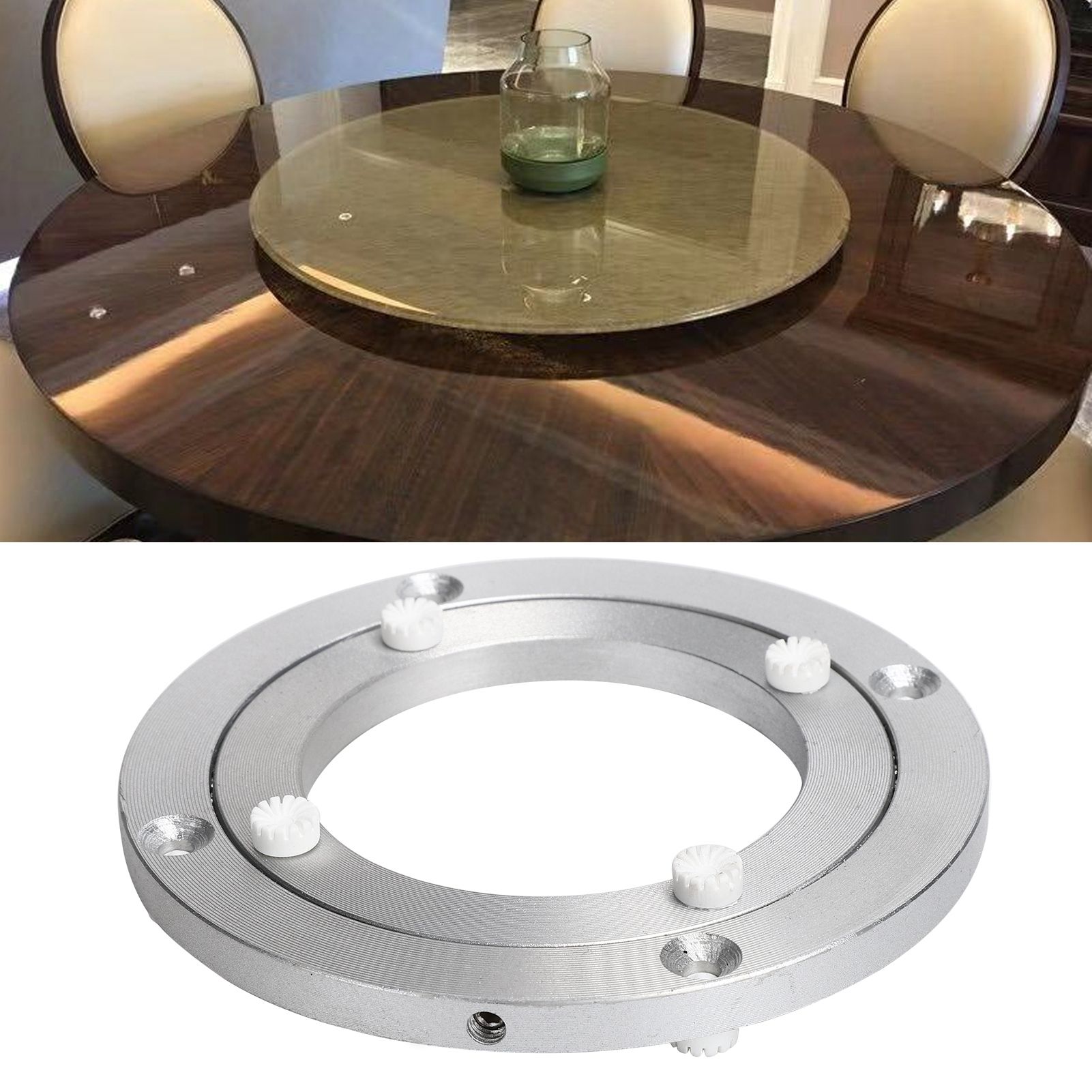 Silent Turntable Improved Mute Aluminum Alloy Rotating Hardware Turntable view 12