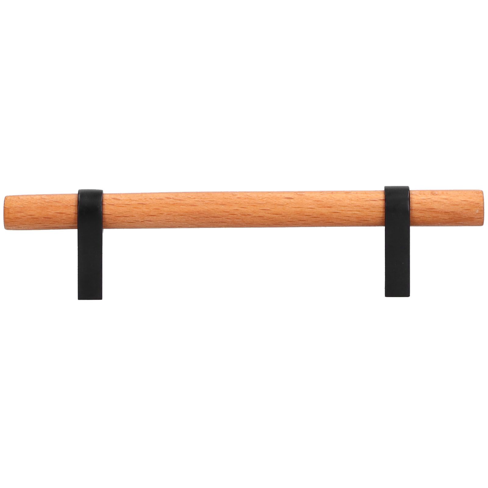Modern Simple Drawer Wardrobe Handle Black Pine Door Pull Furniture Hardware view 4