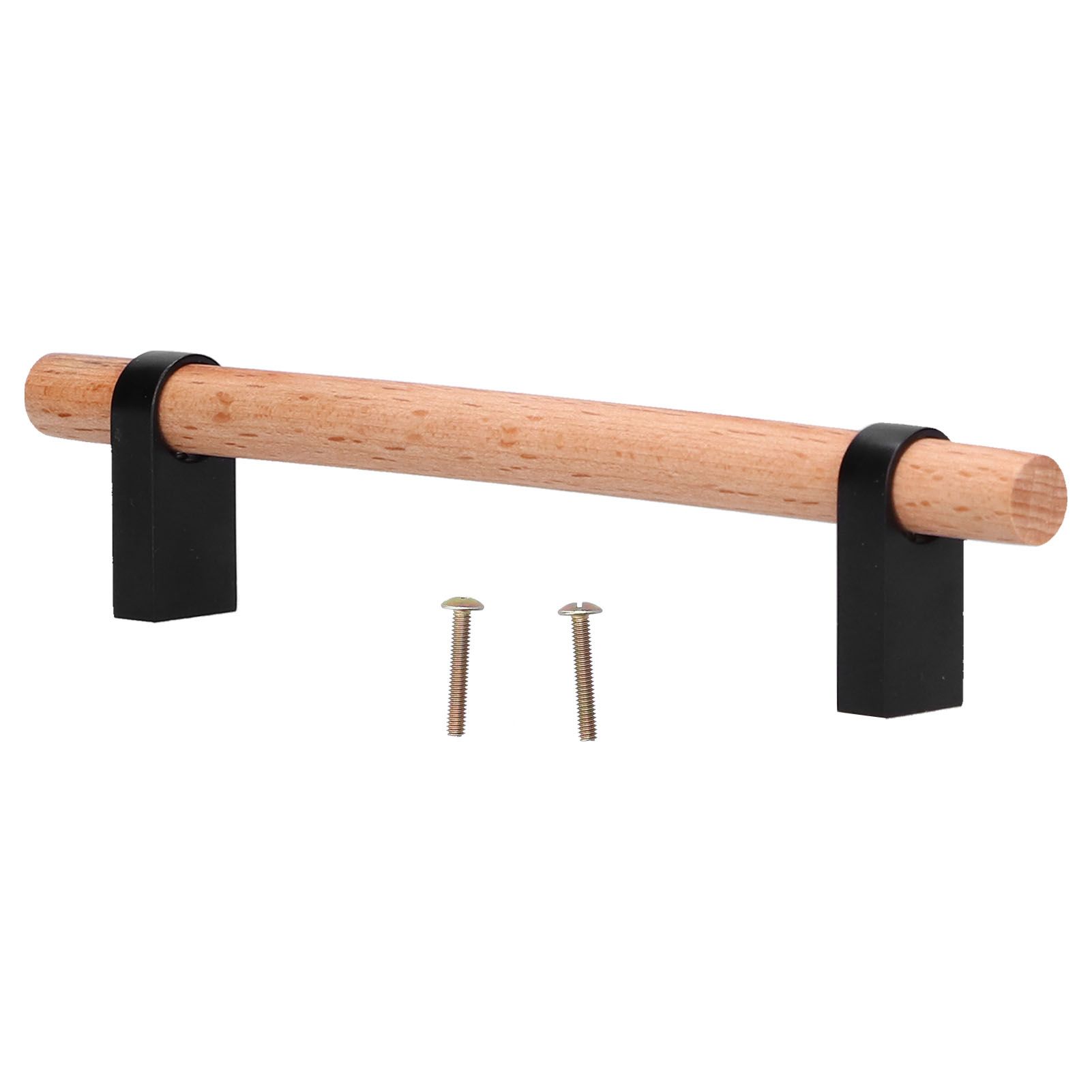 Modern Simple Drawer Wardrobe Handle Black Pine Door Pull Furniture Hardware view 4