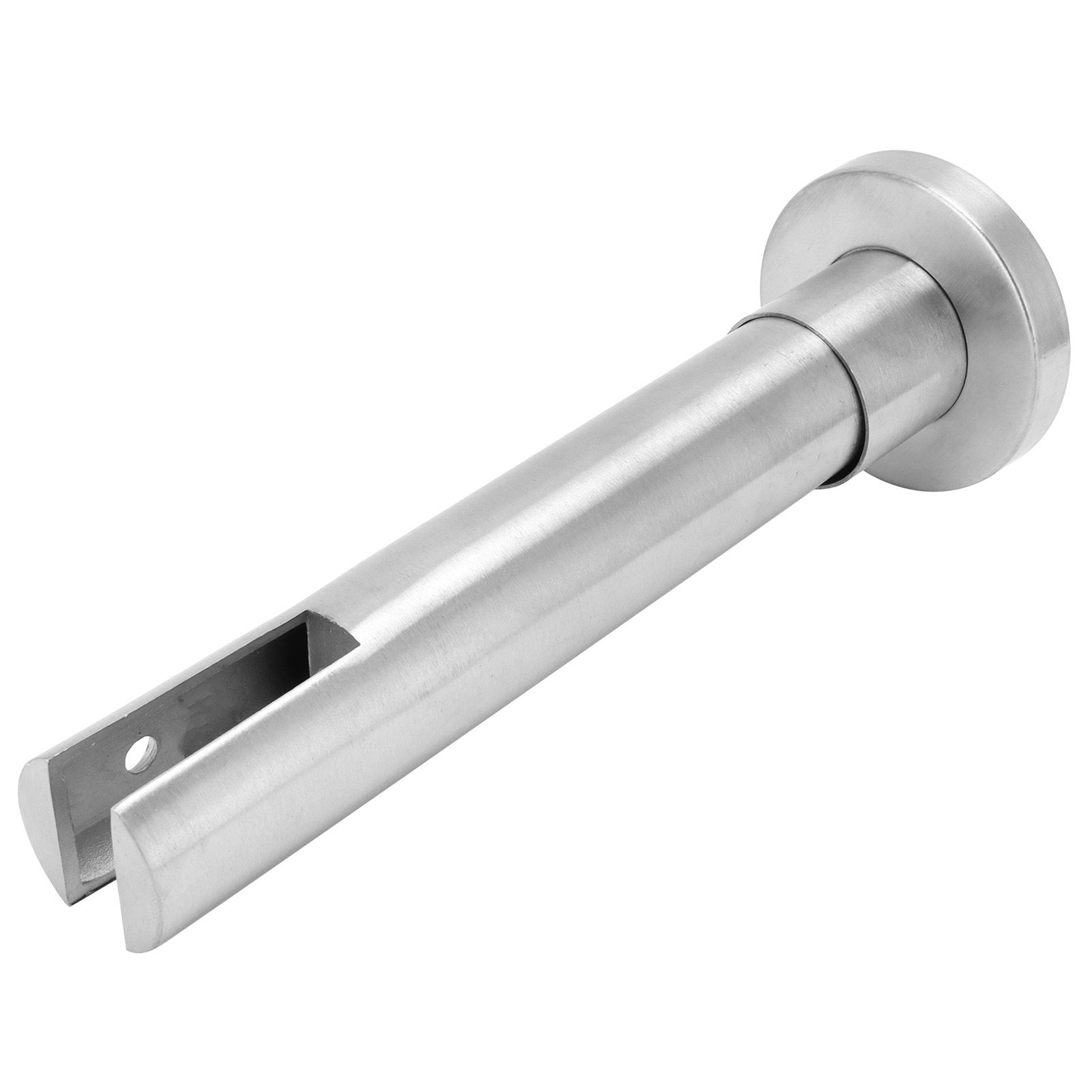 Stainless Steel Glass Clamp Bracket Mount Glass Spigot Public Bathroom Toilet view 8