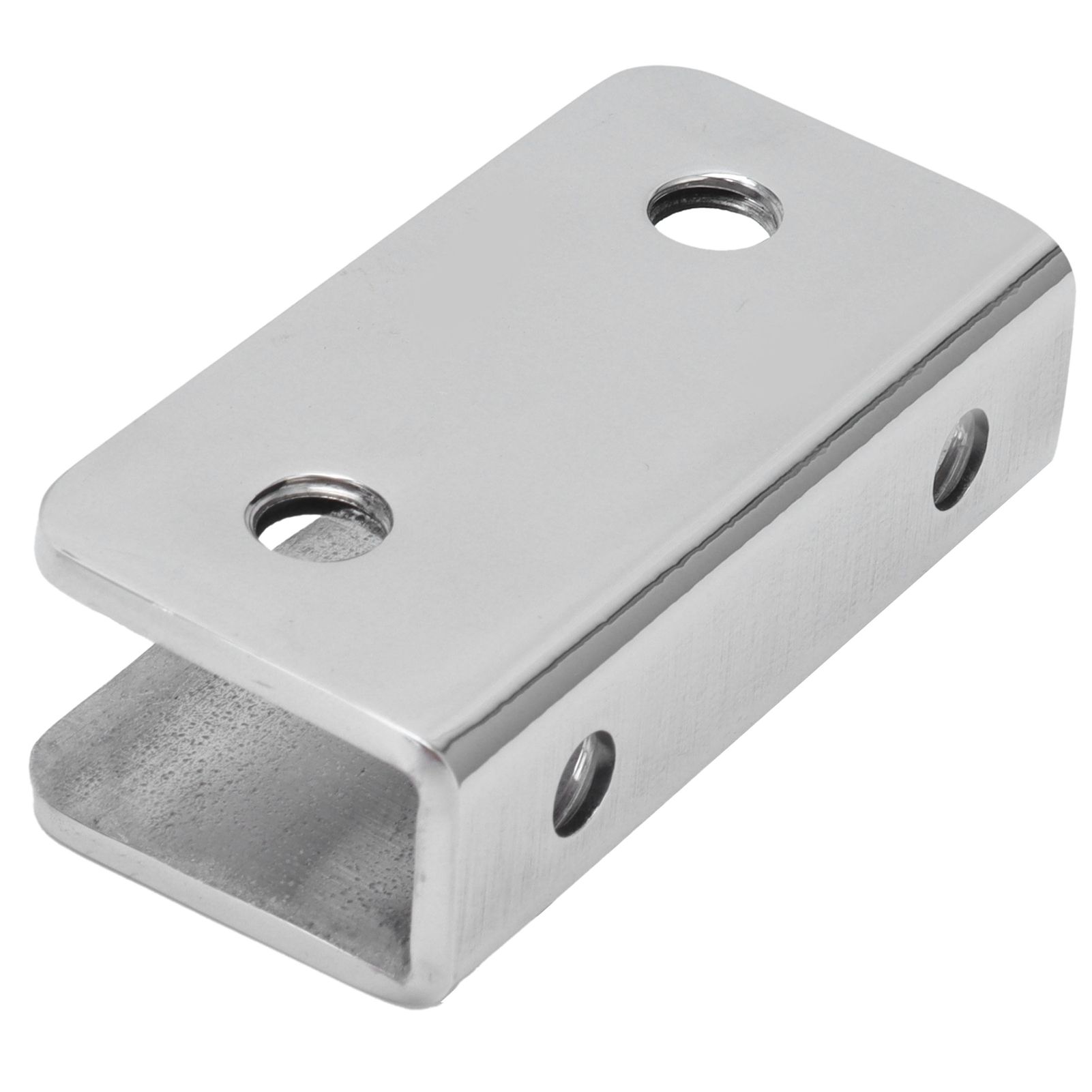 Rectangular Glass Fixing Clip 304 Stainless Steel Glass Clamp Holder for view 5