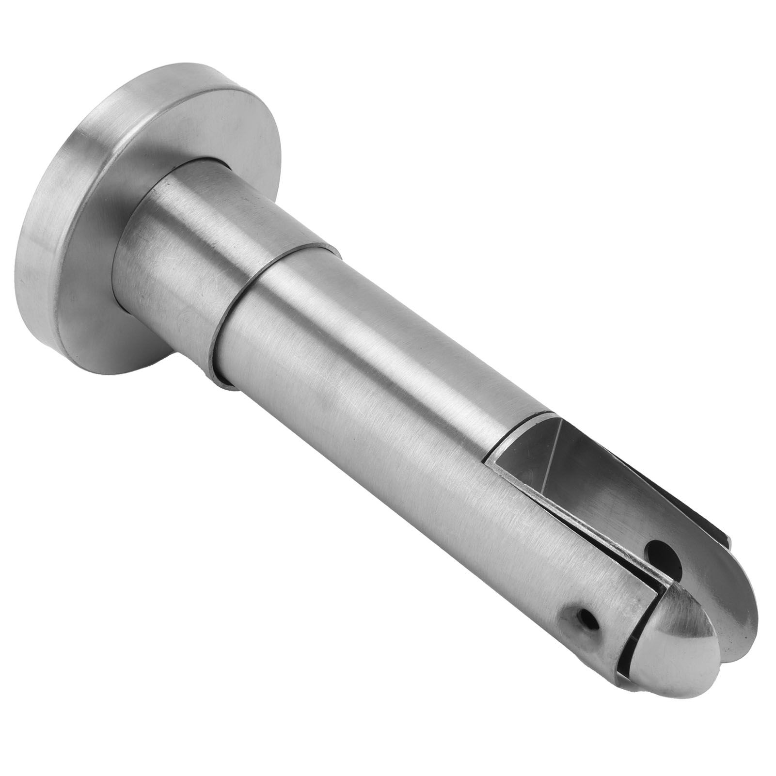 Partition Support Foot Stainless Steel Glass Fence Clamp for Public Bathroom view 7