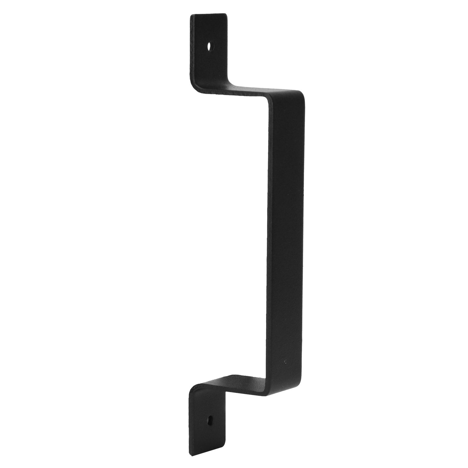 Black Door Handle Carbon Steel Barn Right Angle Handle Pull for Barn Home view 3