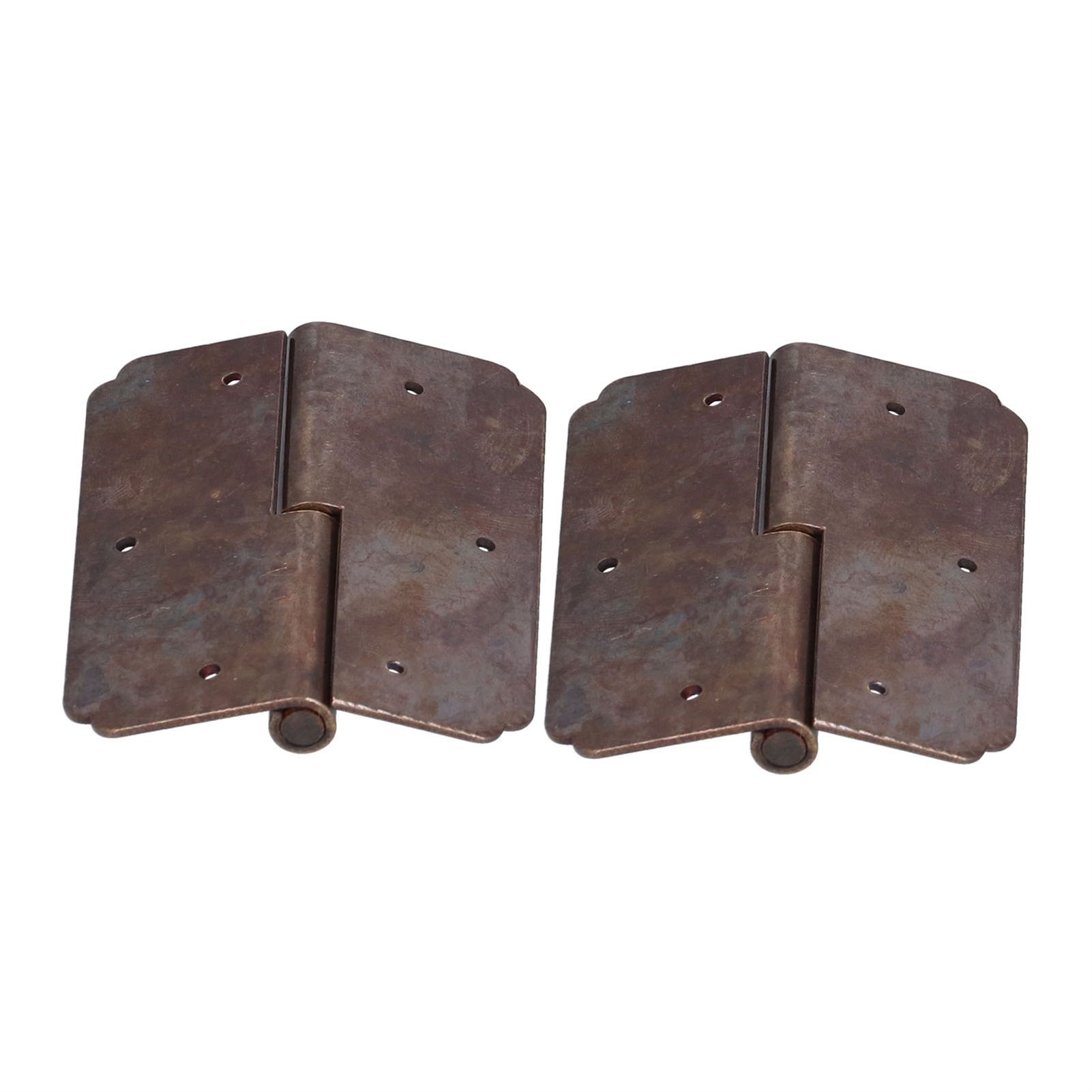 2Set Square Hinge 6cm Chinese Antique Cabinet Hinge Furniture Hardware Accessories view 5