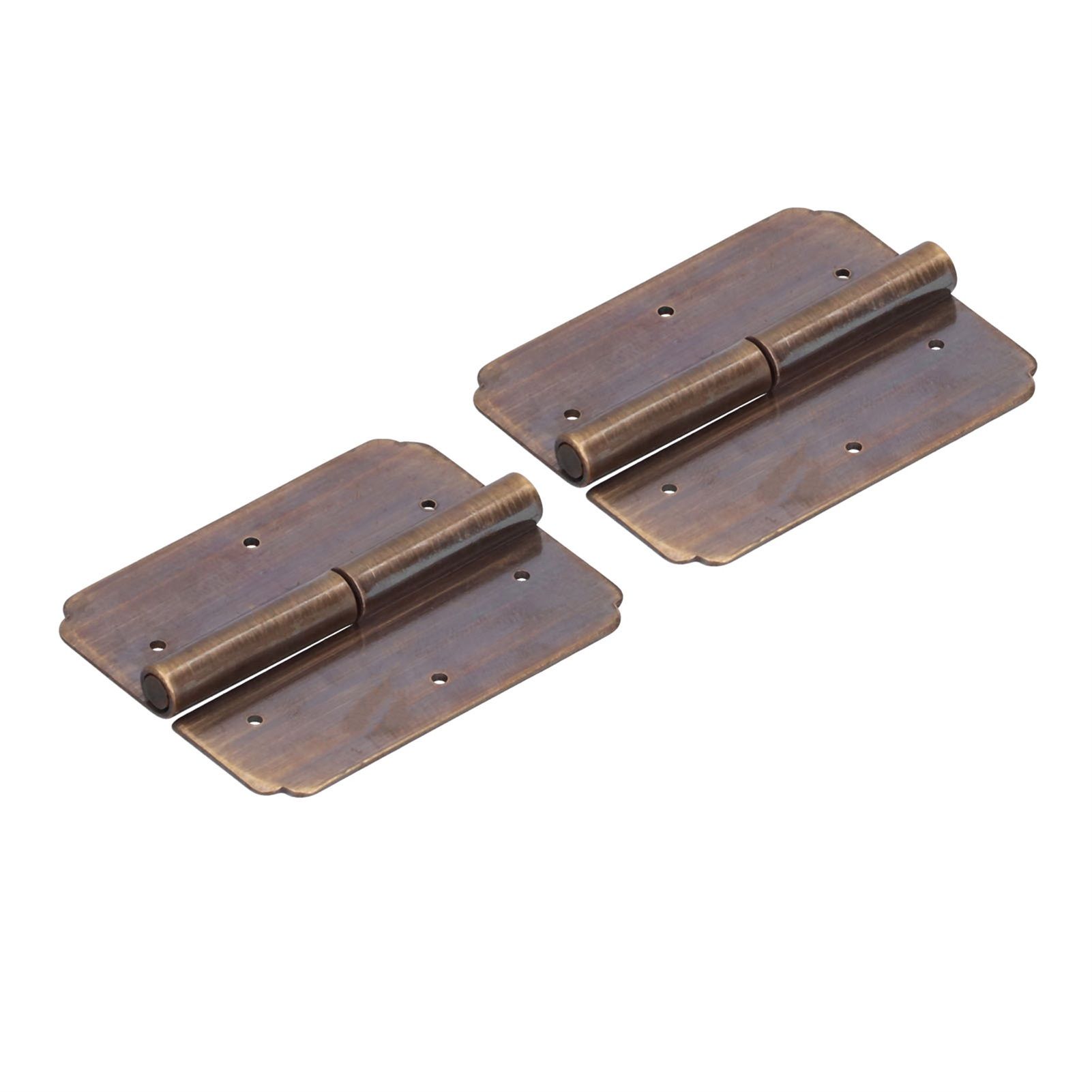 2Set Square Hinge 6cm Chinese Antique Cabinet Hinge Furniture Hardware Accessories view 8