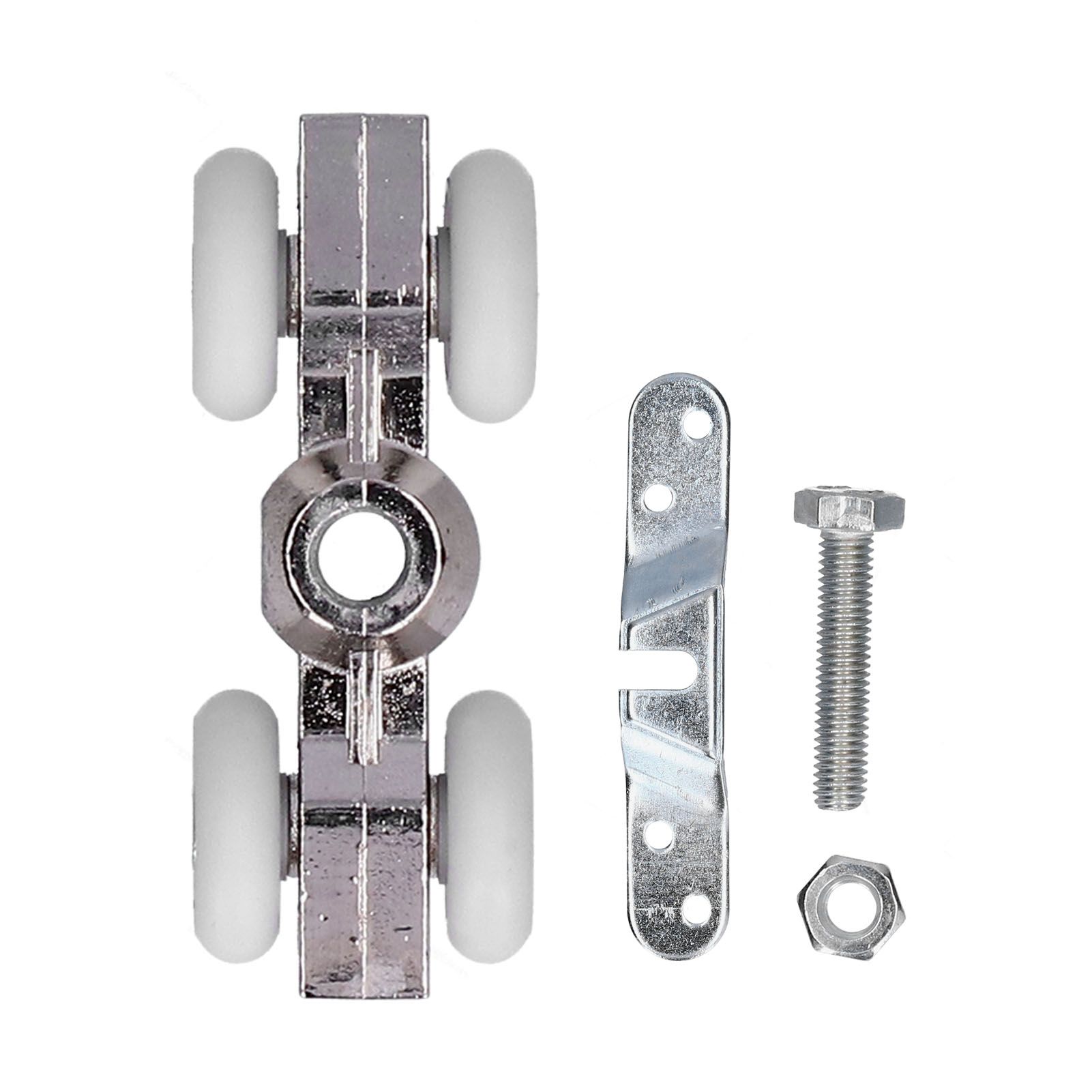 Shower Door Sliding Wheel Suspension Outer Pulley Roller Replacement view 2