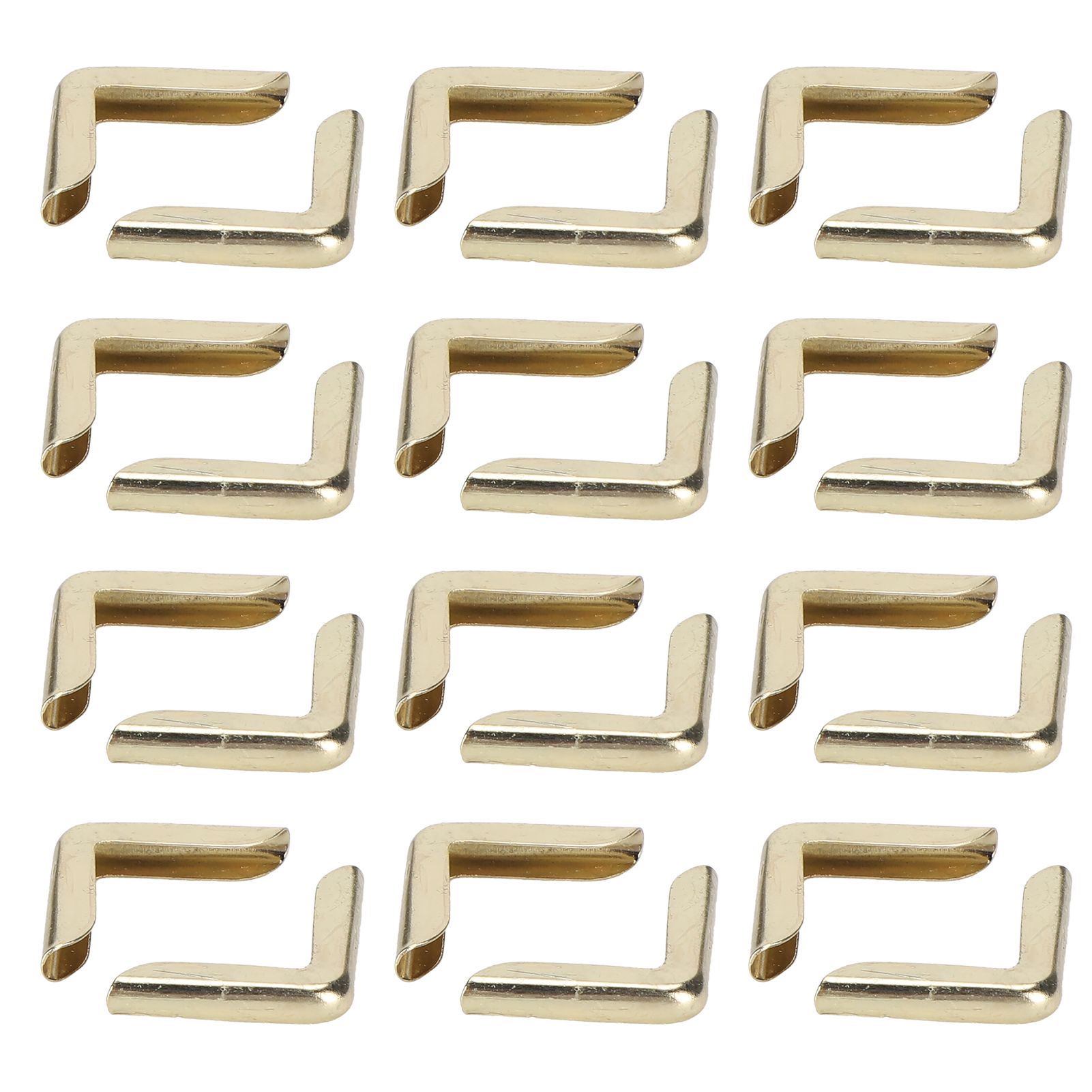 100Pcs Book Corner Protector Aluminum Alloy Gold Vintage Corner Guard for