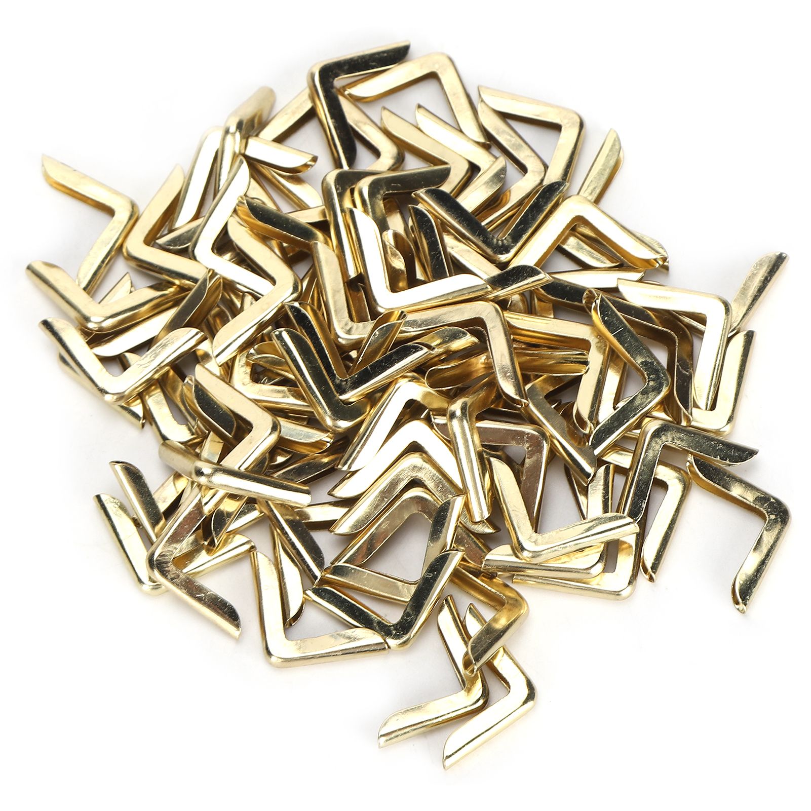 100Pcs Book Corner Protector Aluminum Alloy Gold Vintage Corner Guard for view 9