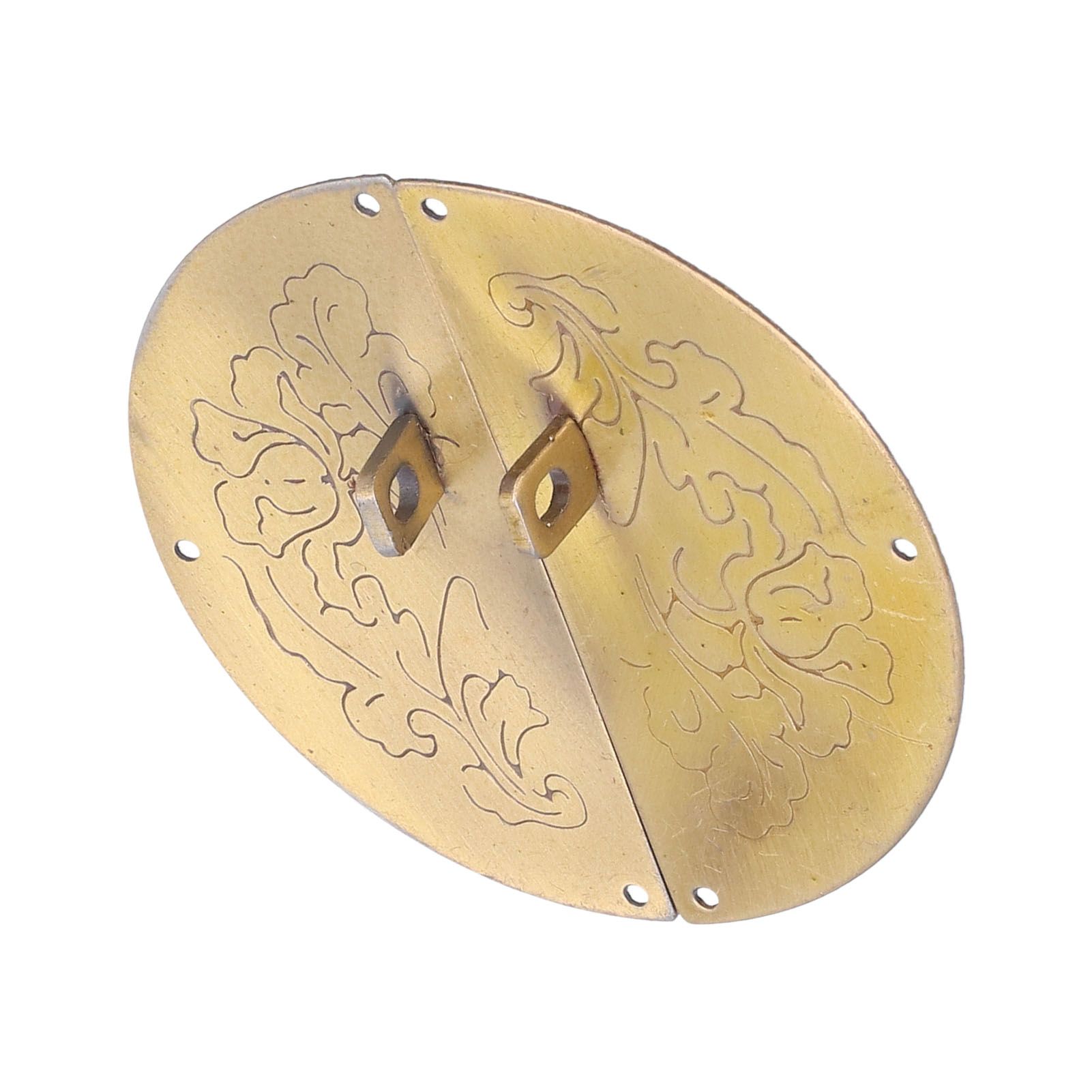 Retro Round Plate Pull Handle Cabinet Wardrobe Double Door Ring Pull for Home Door view 6