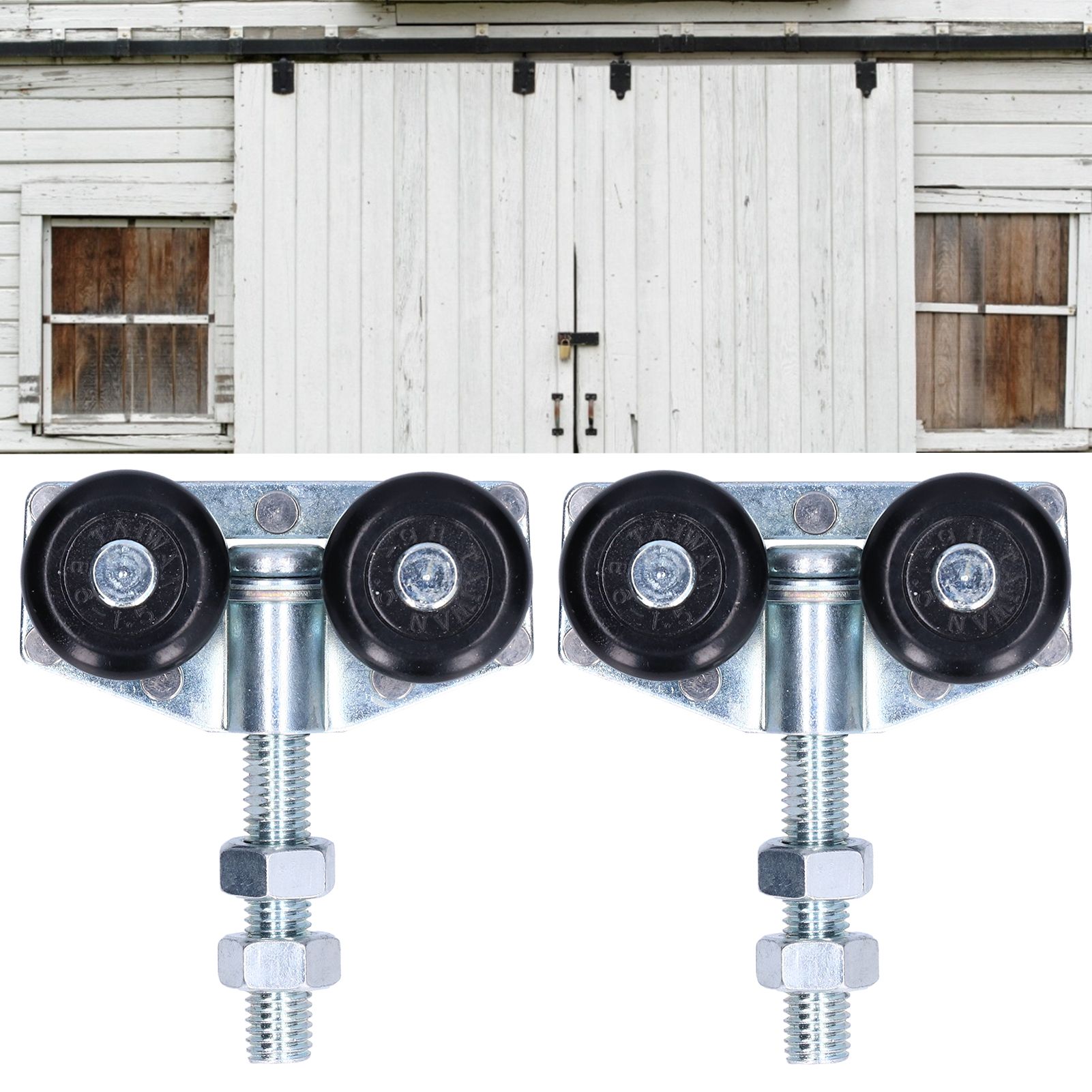 2Pcs Sliding Door Hanging Wheel Suspension Pulley Roller Glass Door Hardware view 12
