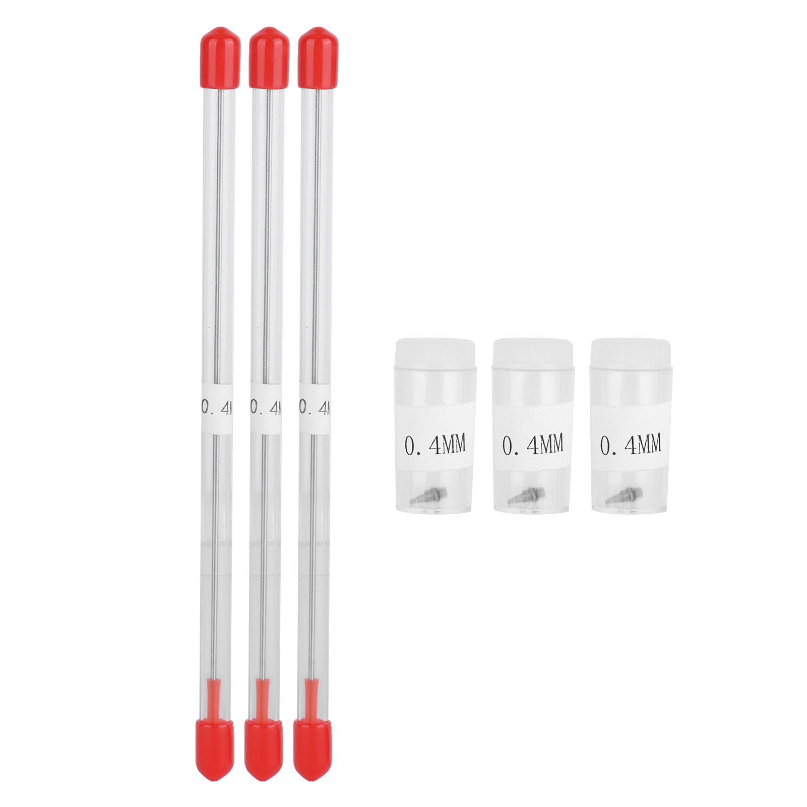3 Set 0.4mm Airbrush Nozzle Airbrush Needles Replacement Parts for Spray Gun view 2