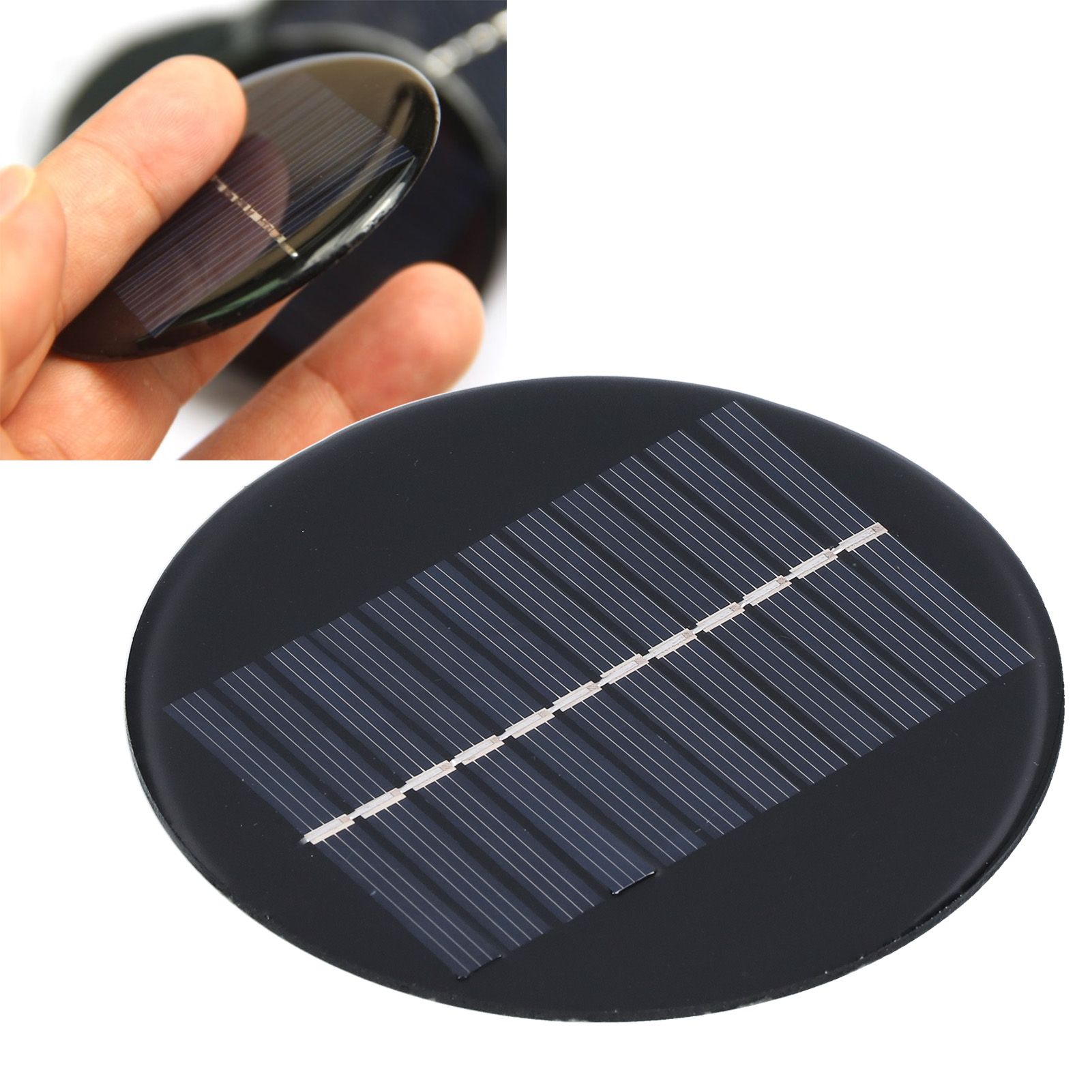 0.8W 6V 10cm Round Solar Panel DIY Solar Panel Solar Charging Board for Solar view 11