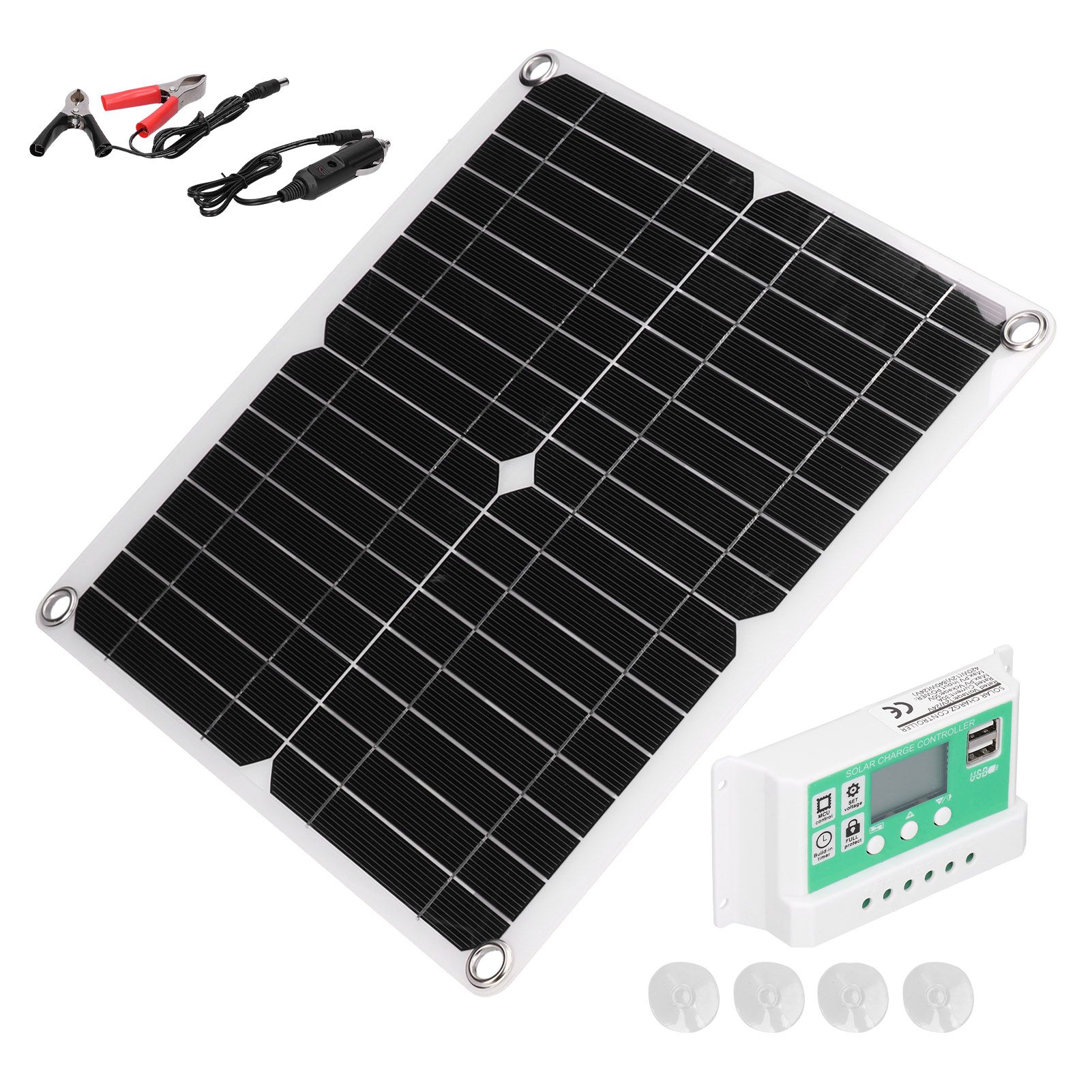 40W 18V Monocrystalline Silicon Flexible Solar Panel with 30A Solar Charge view 7
