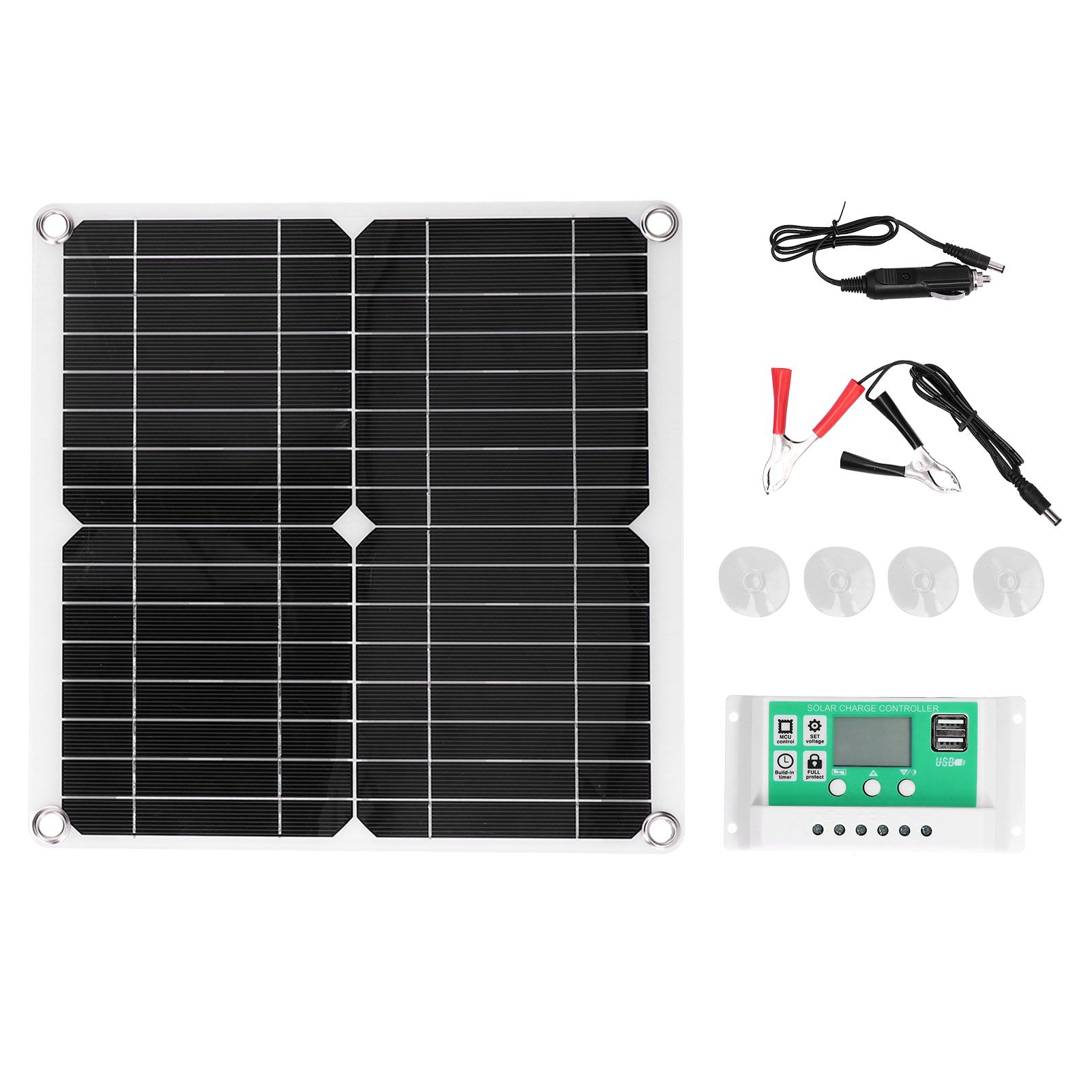 40W 18V Monocrystalline Silicon Flexible Solar Panel with 50A Solar Charge view 2