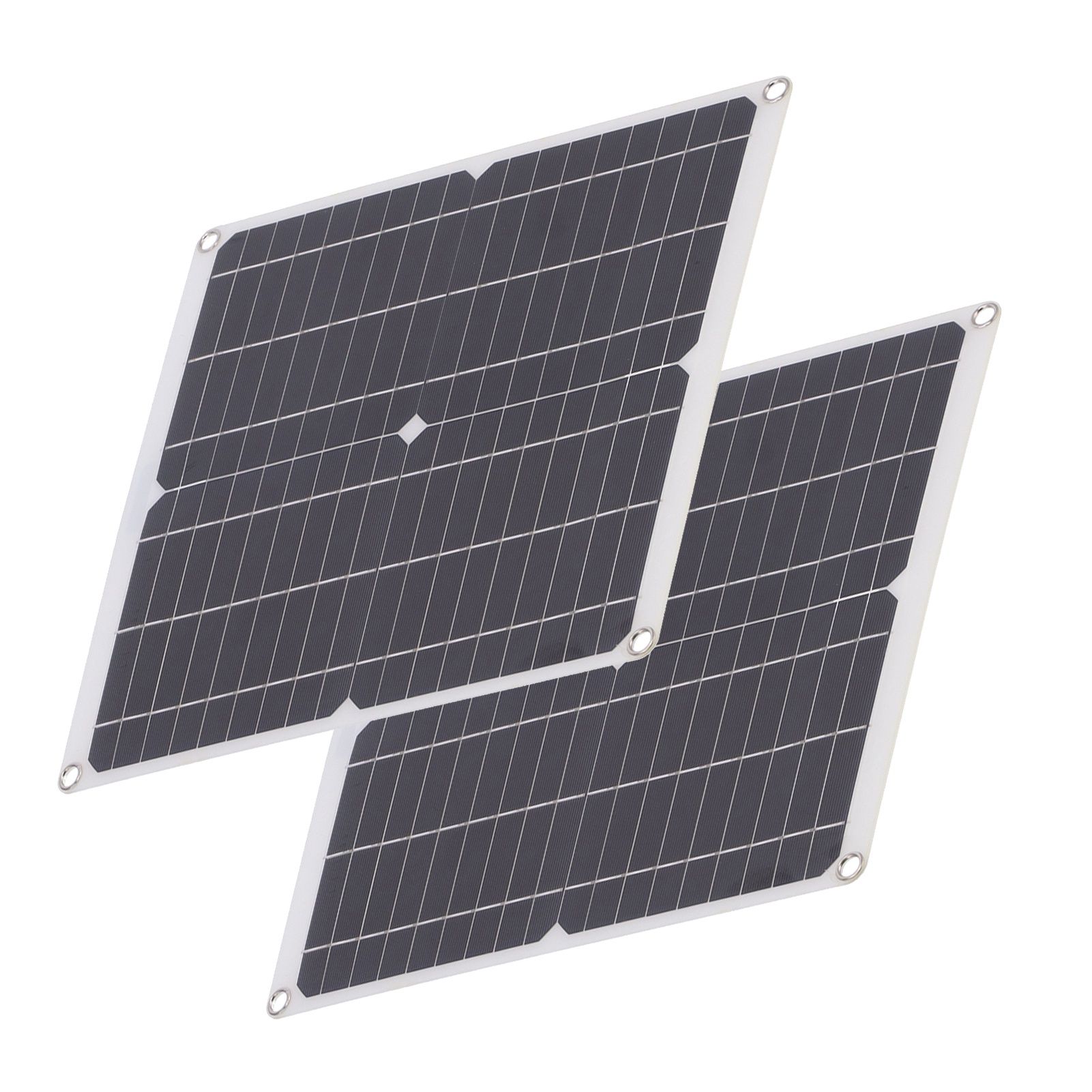 2Pcs Portable 25W Solar Panel Board 20V 60A Solar Charge Controller for view 5