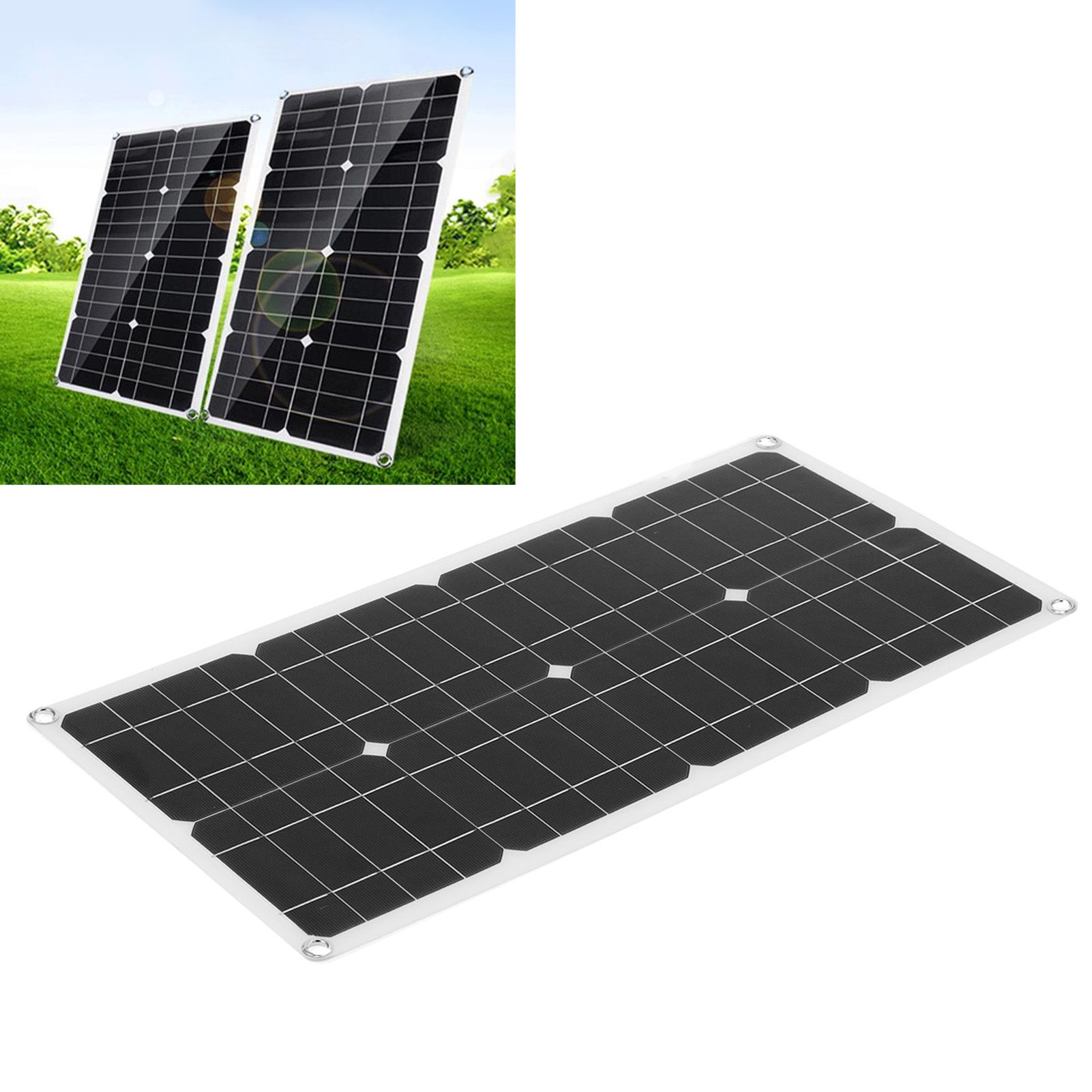 40W Polycrystalline Silicon Solar Panel Flexible Solar Panel Charger Dual USB view 11