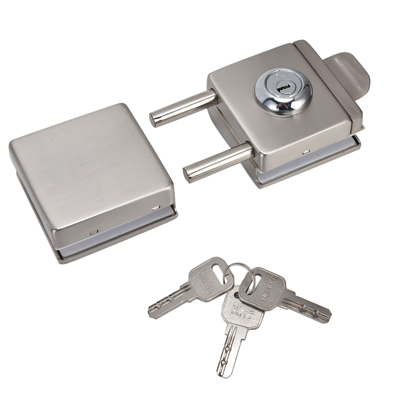 1012mm Glass Door Lock HighStrength Stainless Steel Safety Door Lock with 3 view 2