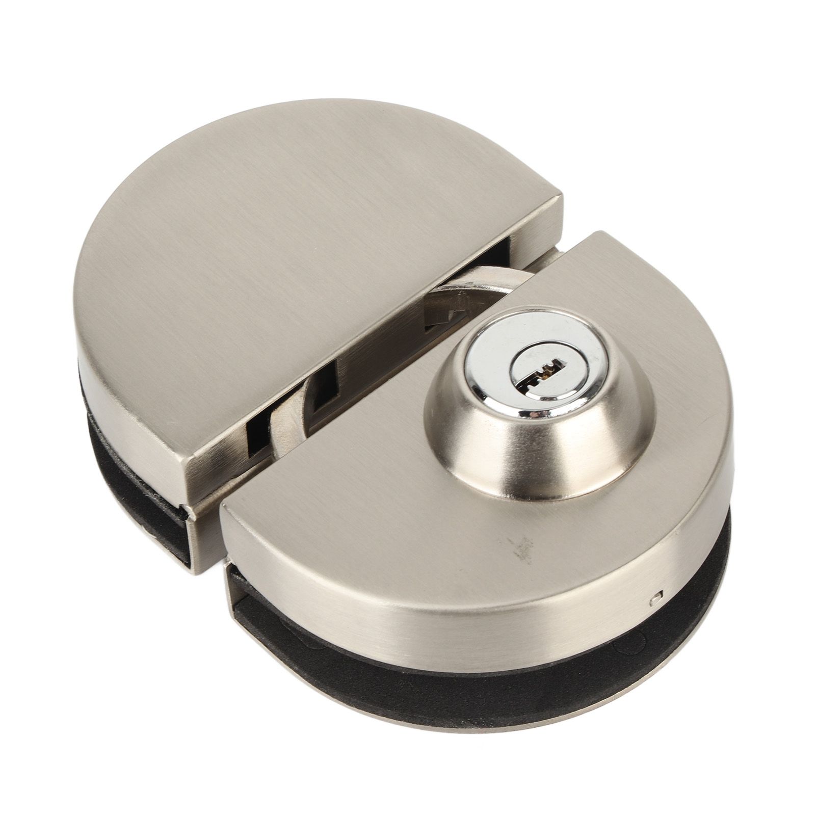 10‑12mm Thickness Glass Door Stainless Steel Lock Push Sliding Gate Lock with view 5
