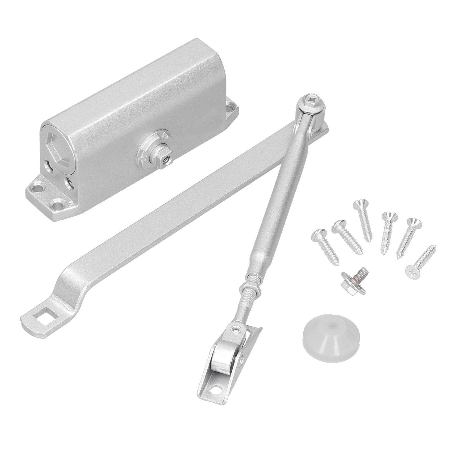 Adjustable Fireproof Door Closer 180‑Degree Spring Hydraulic Buffer Automatic view 2