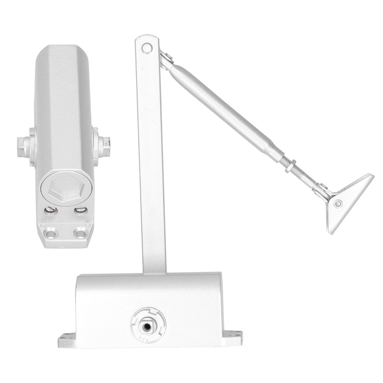 Adjustable Fireproof Door Closer 180‑Degree Spring Hydraulic Buffer Automatic view 10