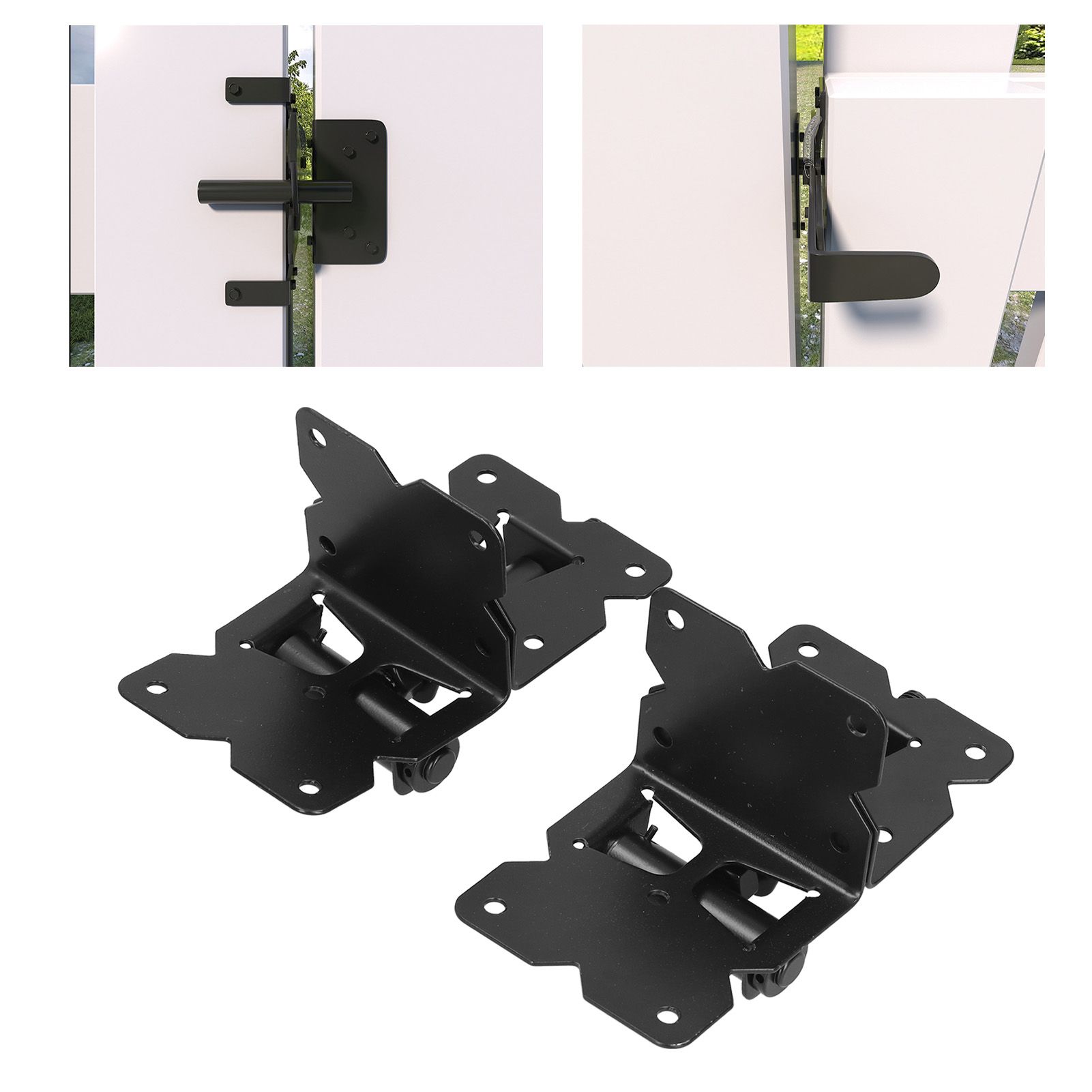 Garden Gate Hinge Bolt Kit Carbon Steel American Style Fence Gate Door Latch view 11