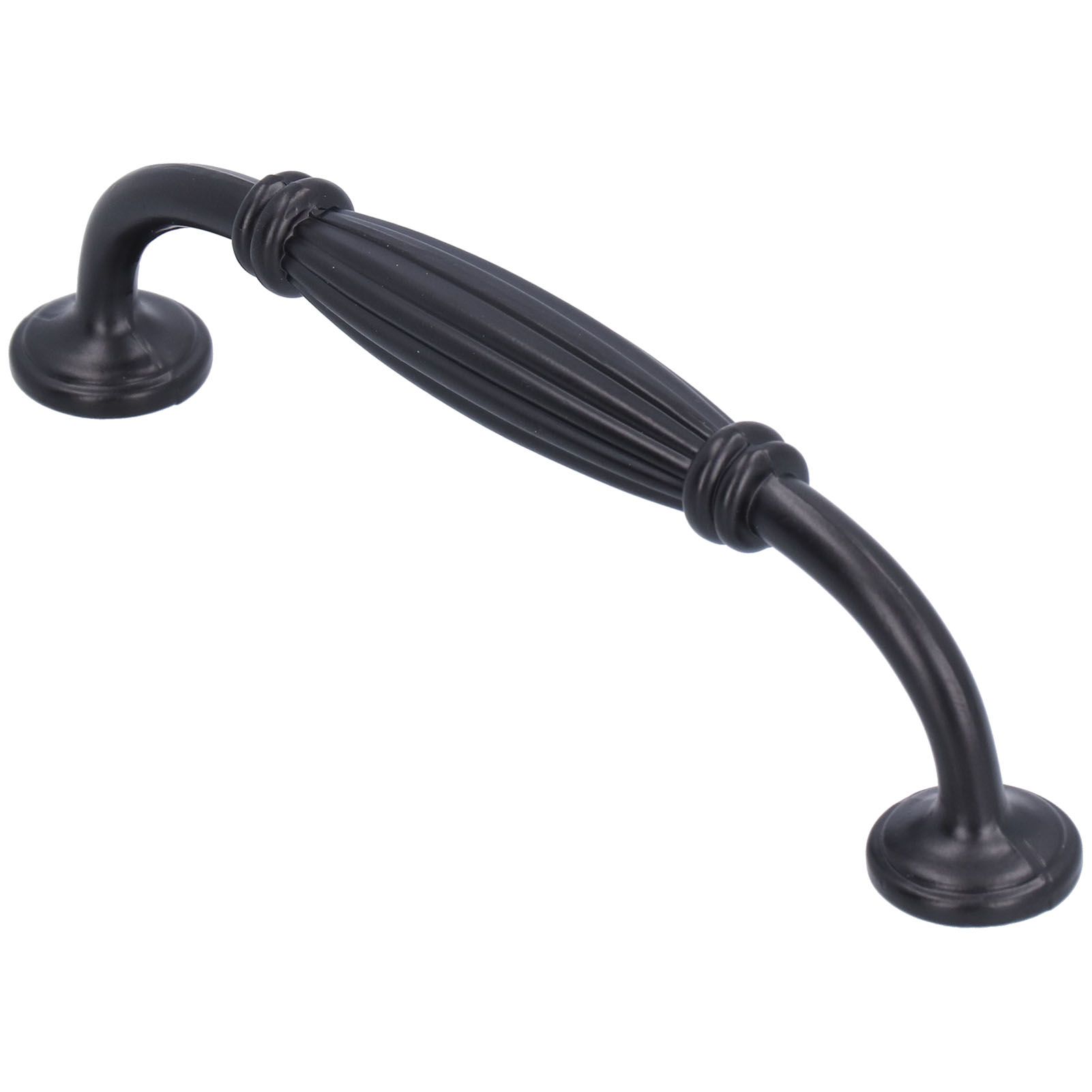 Zinc Alloy Cabinet Handle Black Wardrobes Pull Knob Hardware Accessory for view 8