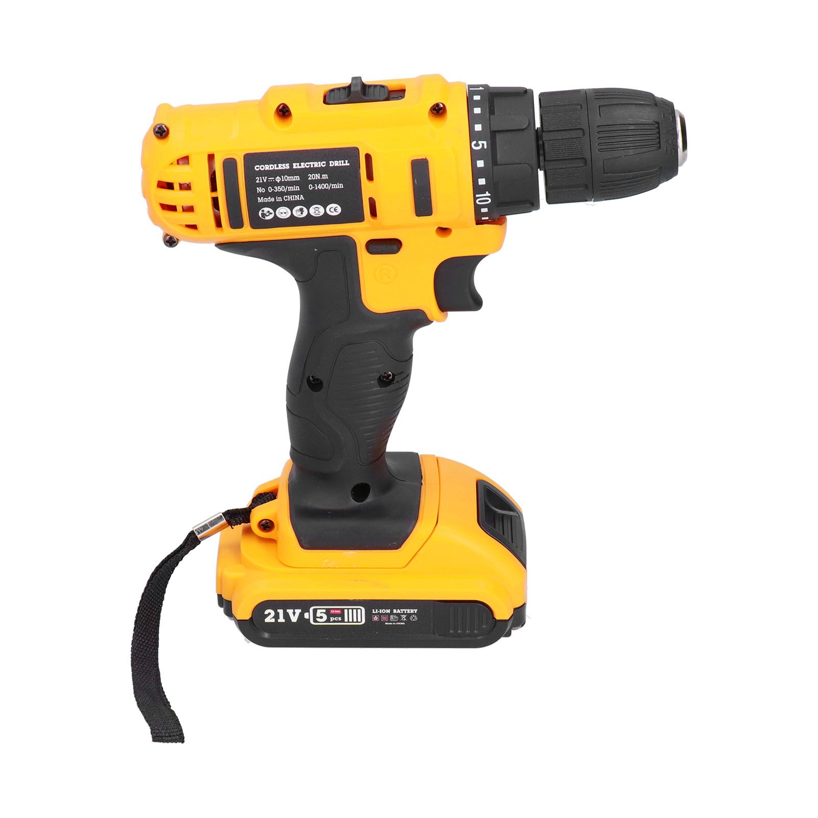 21V Lithium Cordless Electric Drill MultiFunction Drill Driver Rechargeable view 5