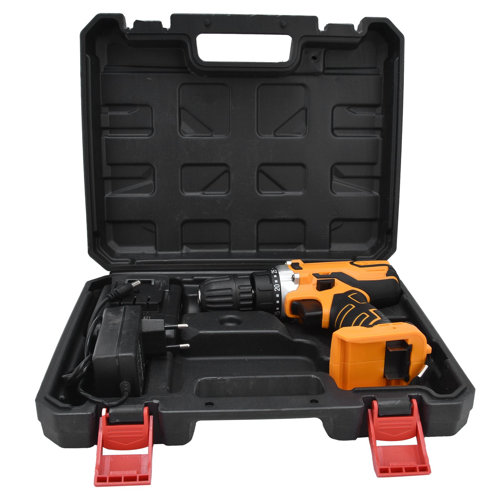 21V Lithium Electric Drill Electric Screw Driver Impact Drill Cordless Power view 3
