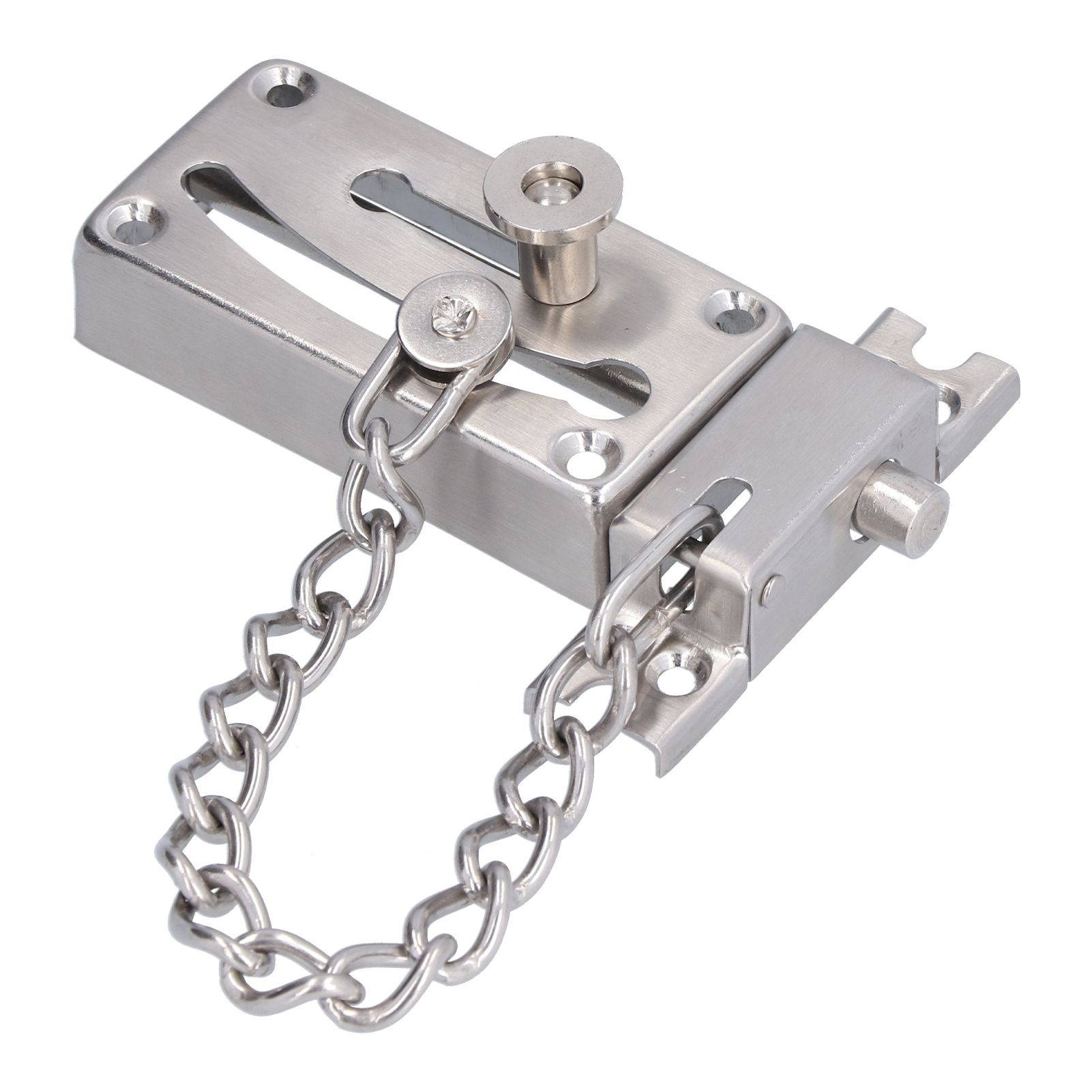 Door Slide Bolt Latch Stainless Steel AntiTheft Safety Gate Lock for Home view 3