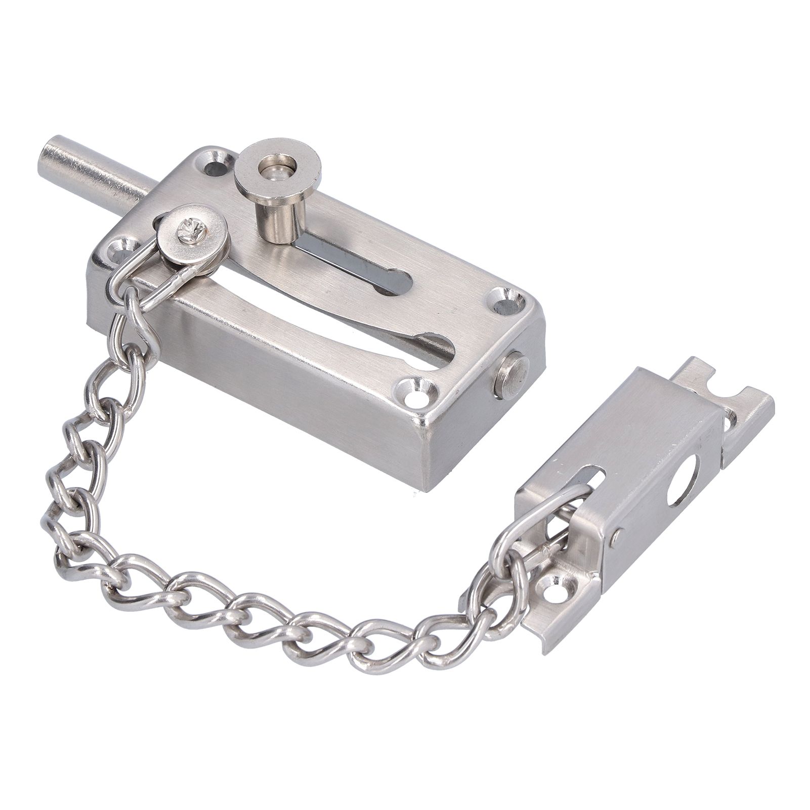 Door Slide Bolt Latch Stainless Steel AntiTheft Safety Gate Lock for Home view 4