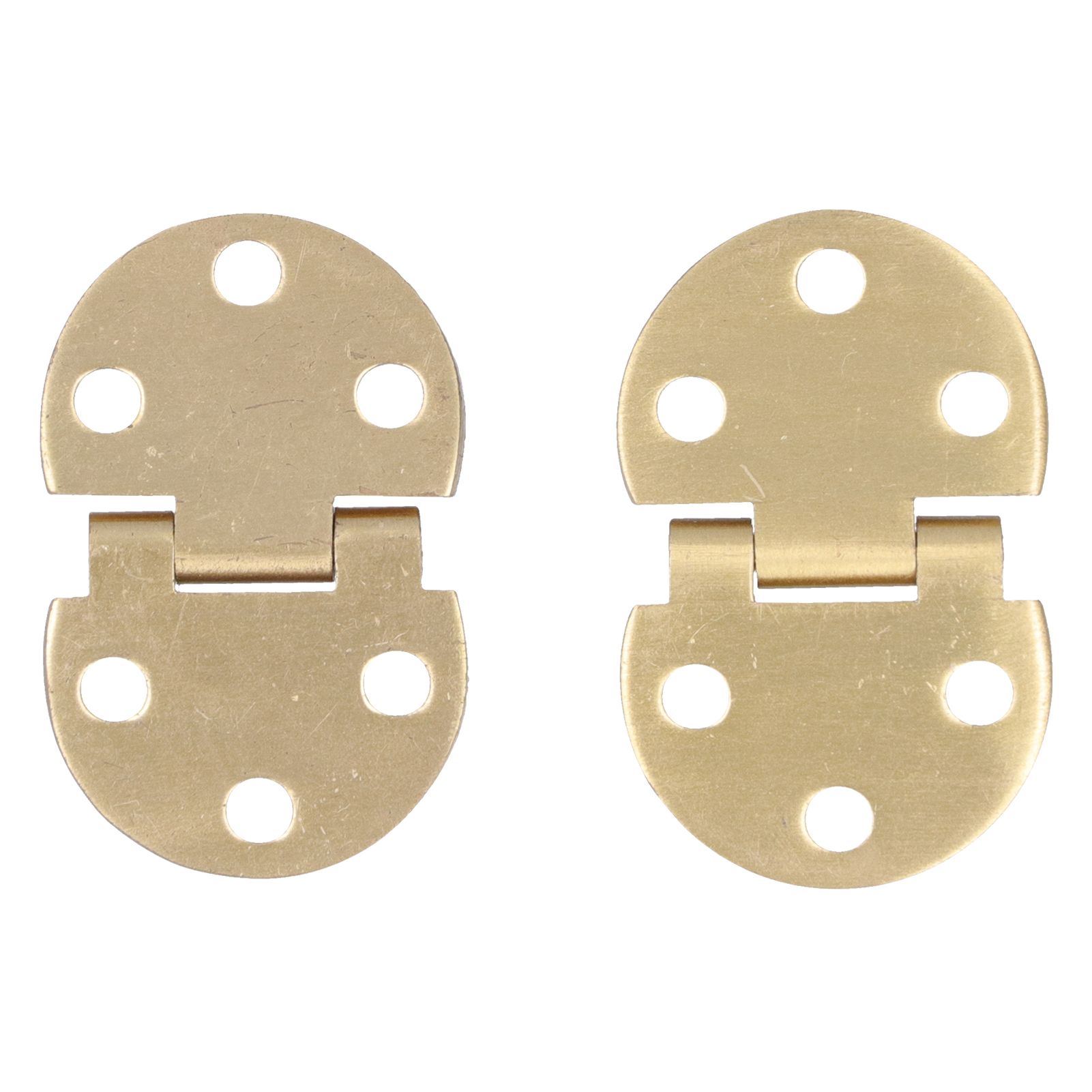 2Set 180 Degree Copper Hinge with Screw Mini Flap Hinge for Foldable Table 47x30mm view 6