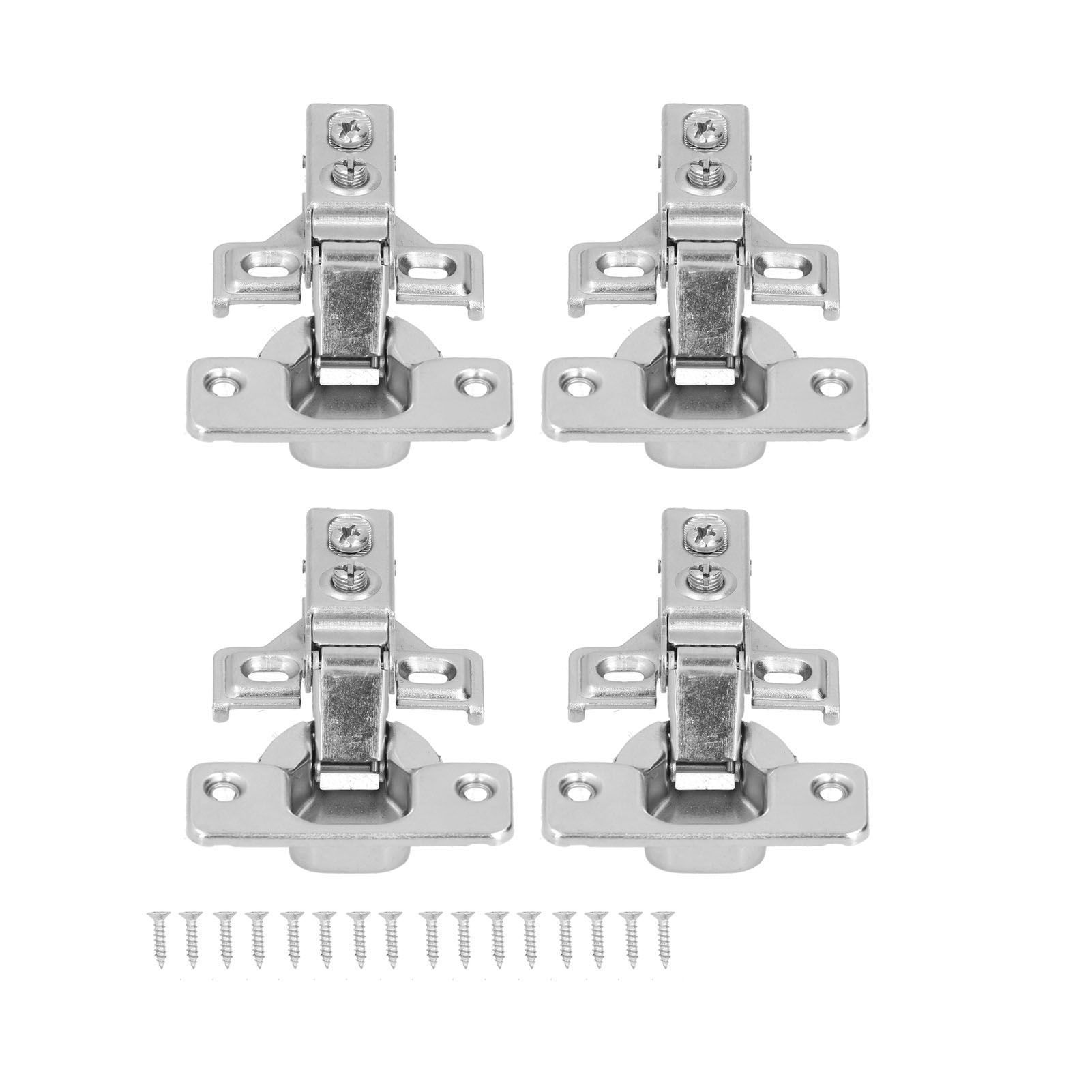 4Set Door Hinges with Screws 105 Degree American Hydraulic Damping Hinge for view 2