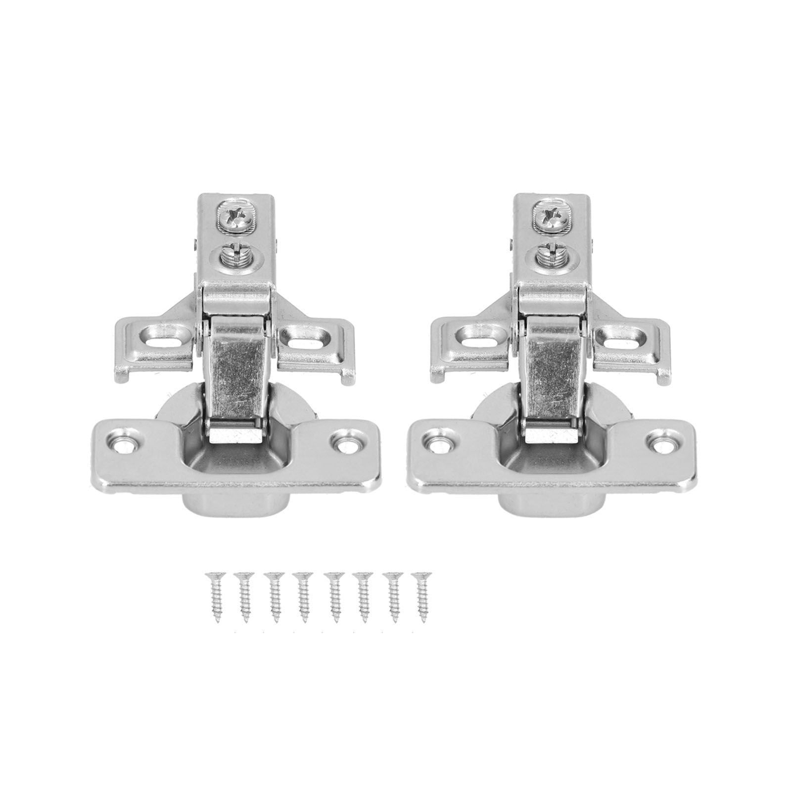 2Set Short Arm Door Hinge with Screws 90‑105° American Hydraulic Damping Hinge view 2