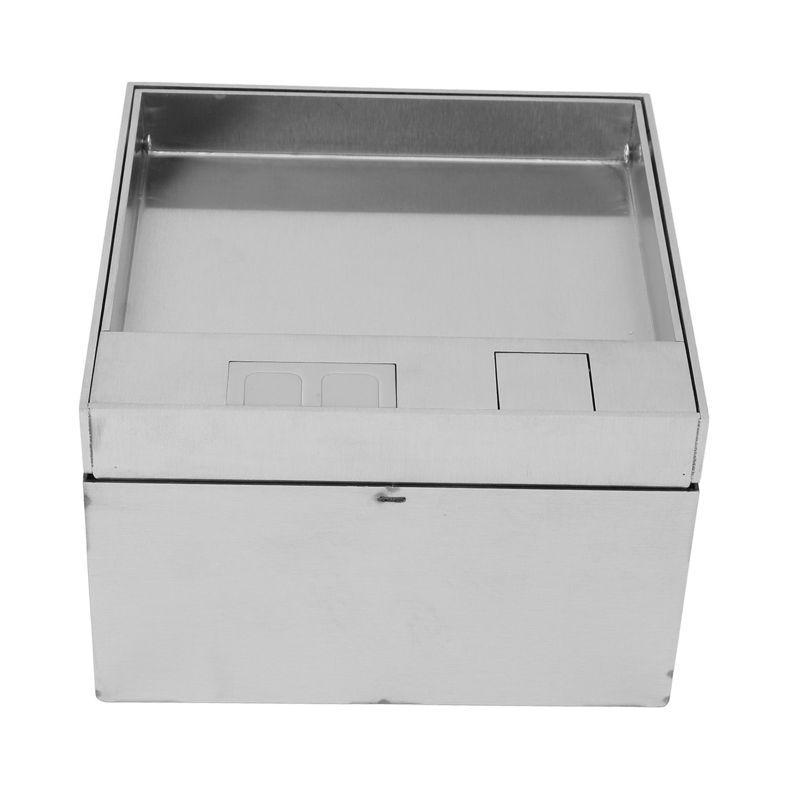Recessed Floor Outlet Stainless Steel IP44 Waterproof Floor Receptacle Kit for