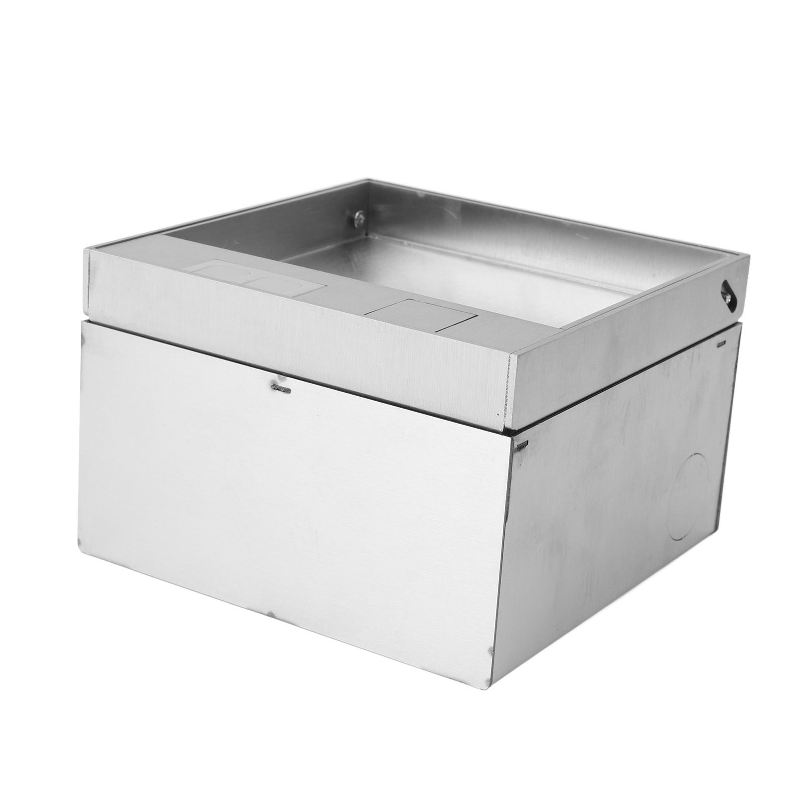 Recessed Floor Outlet Stainless Steel IP44 Waterproof Floor Receptacle Kit for view 6