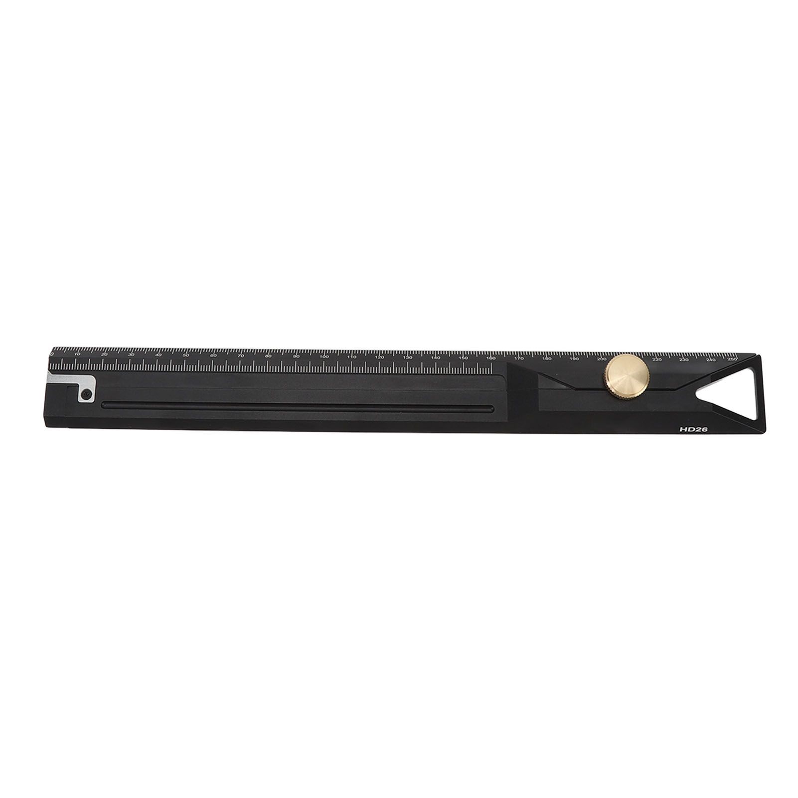 Aluminum Alloy Straight Ruler 25cm Precise Scale Professional for Woodworking view 11