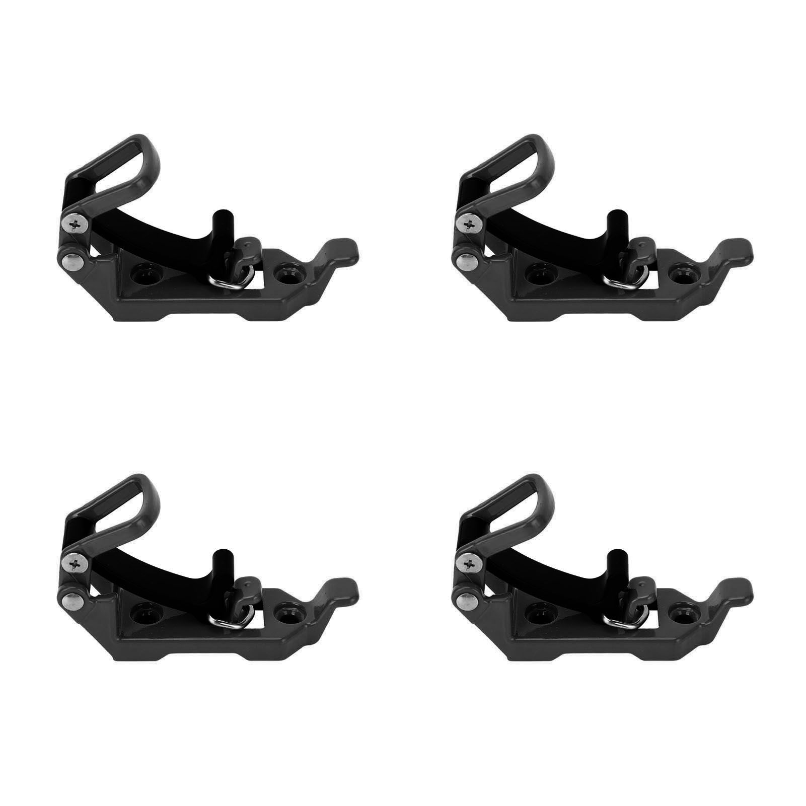 4 Sets Roof Rack Shovel Mount Heavy Duty Multipurpose Metal Rubber Clamp