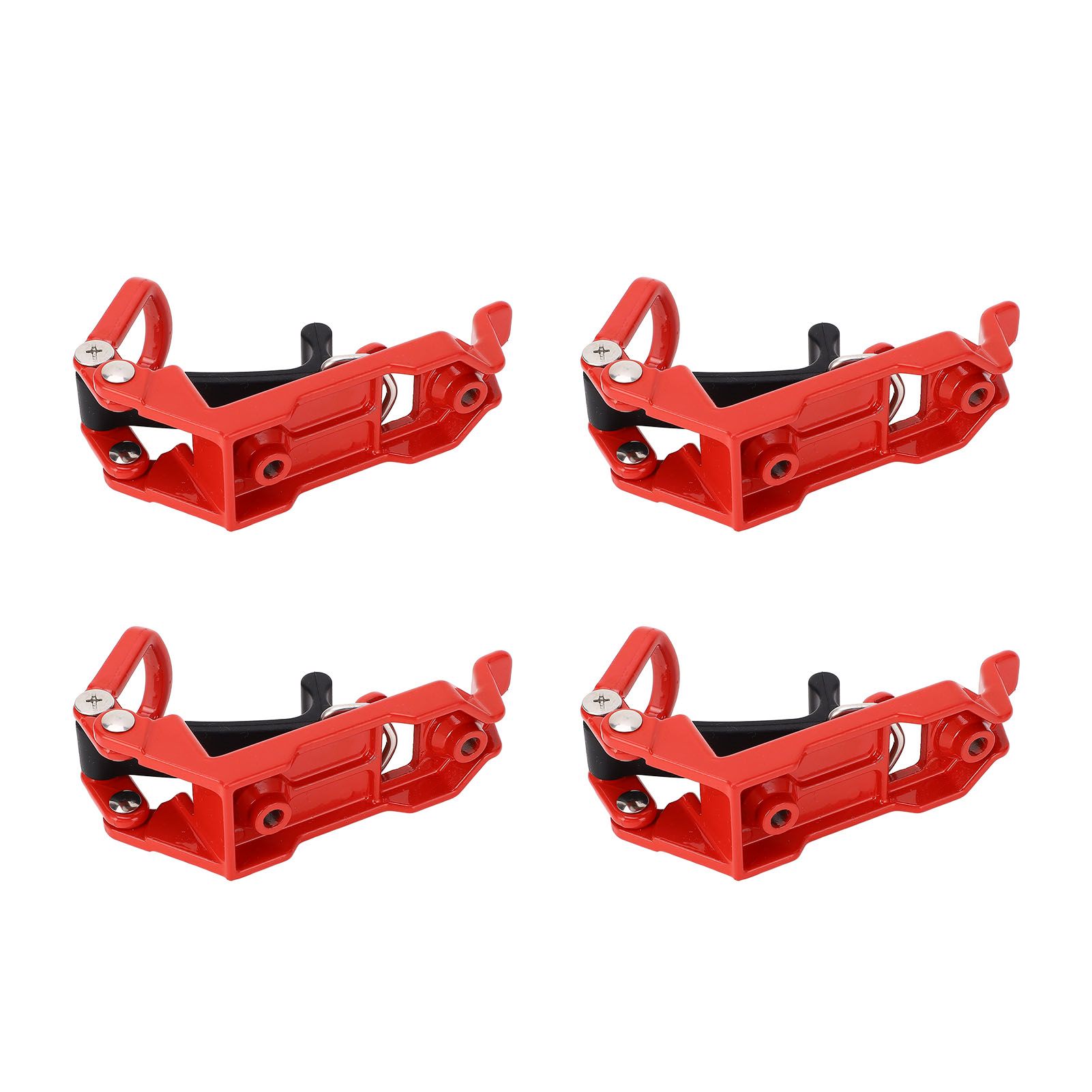 4 Sets Roof Rack Shovel Mount Heavy Duty Multipurpose Metal Rubber Clamp
