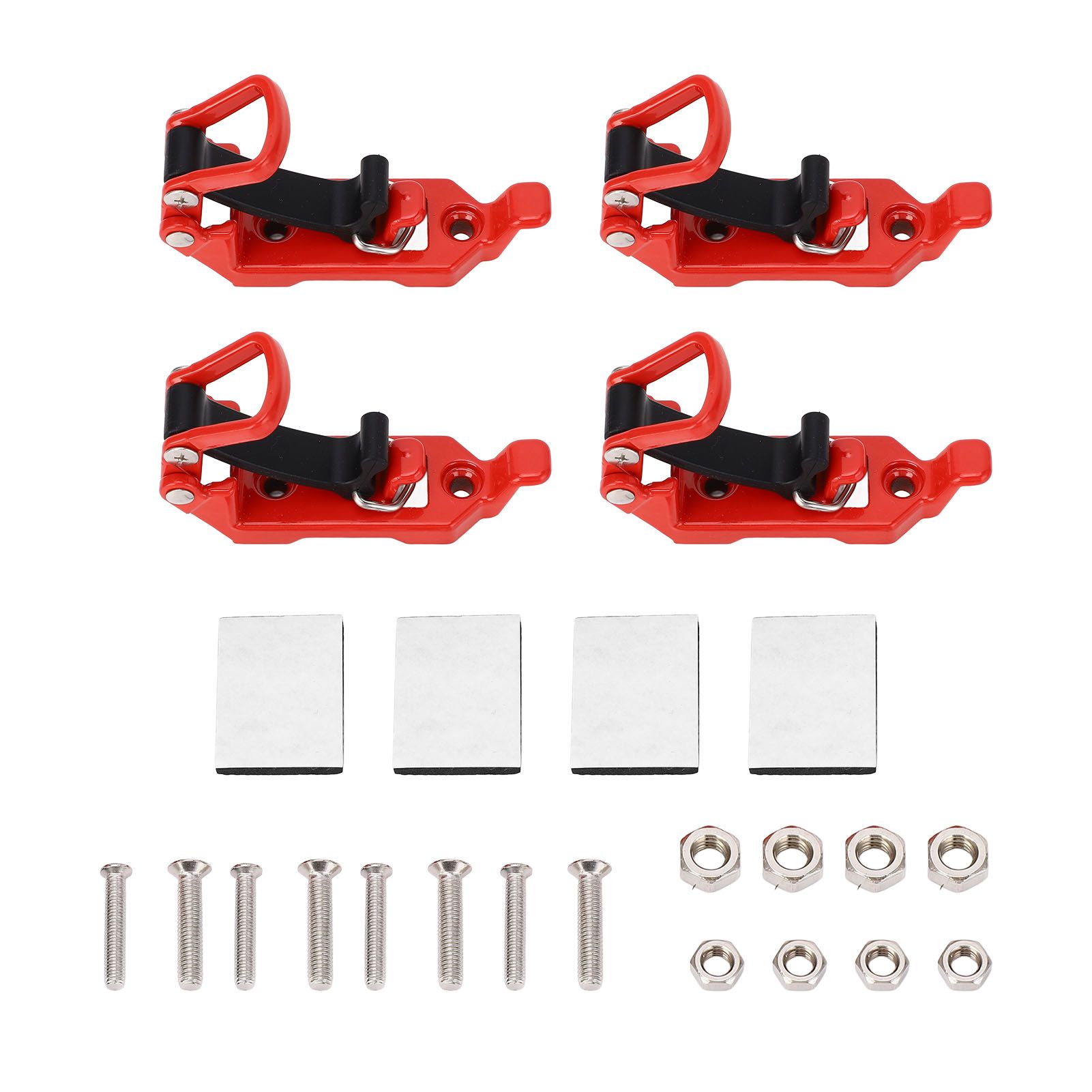 4 Sets Roof Rack Shovel Mount Heavy Duty Multipurpose Metal Rubber Clamp view 3