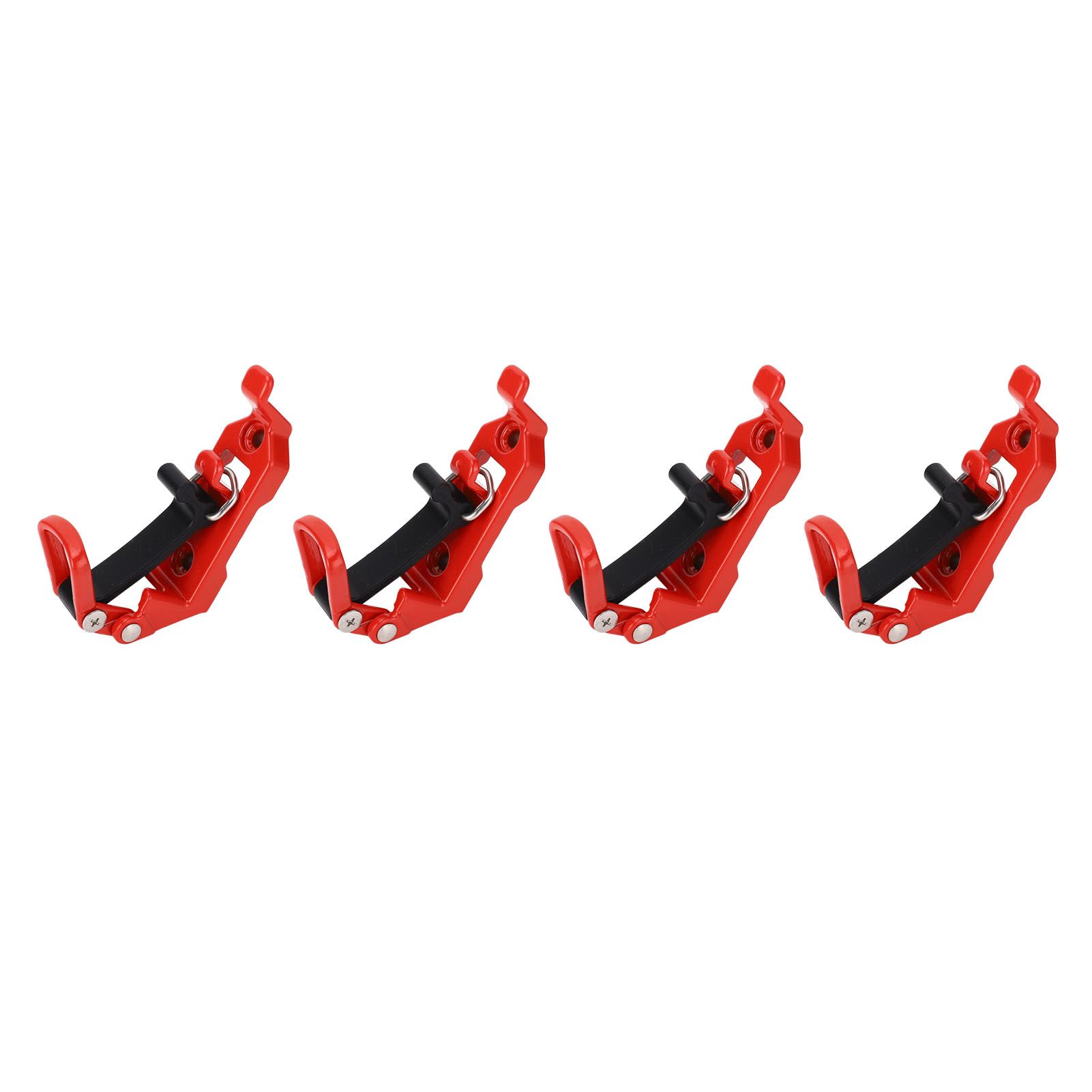 4 Sets Roof Rack Shovel Mount Heavy Duty Multipurpose Metal Rubber Clamp view 4