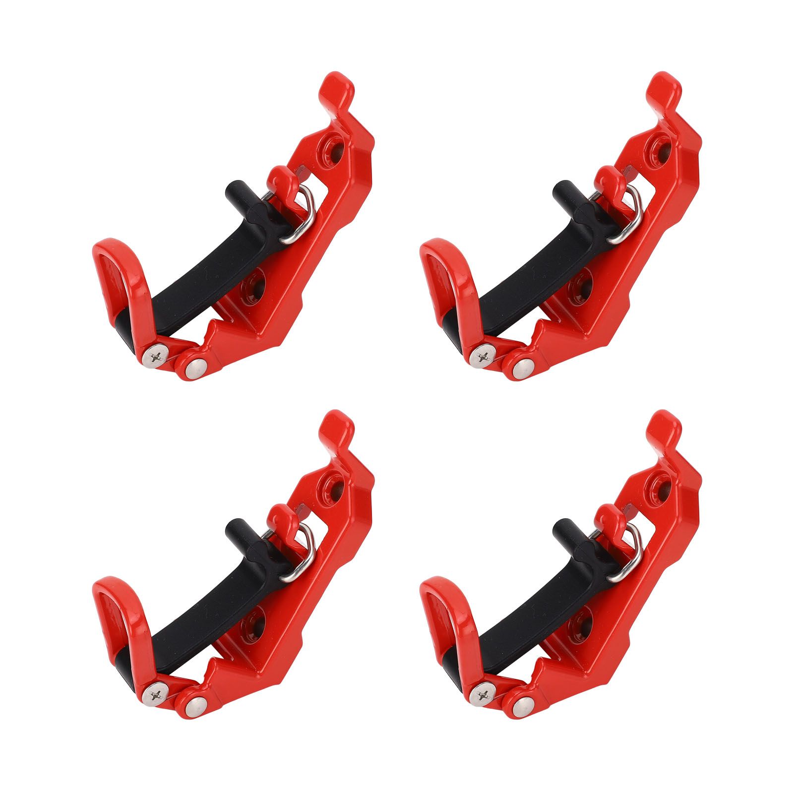 4 Sets Roof Rack Shovel Mount Heavy Duty Multipurpose Metal Rubber Clamp view 6