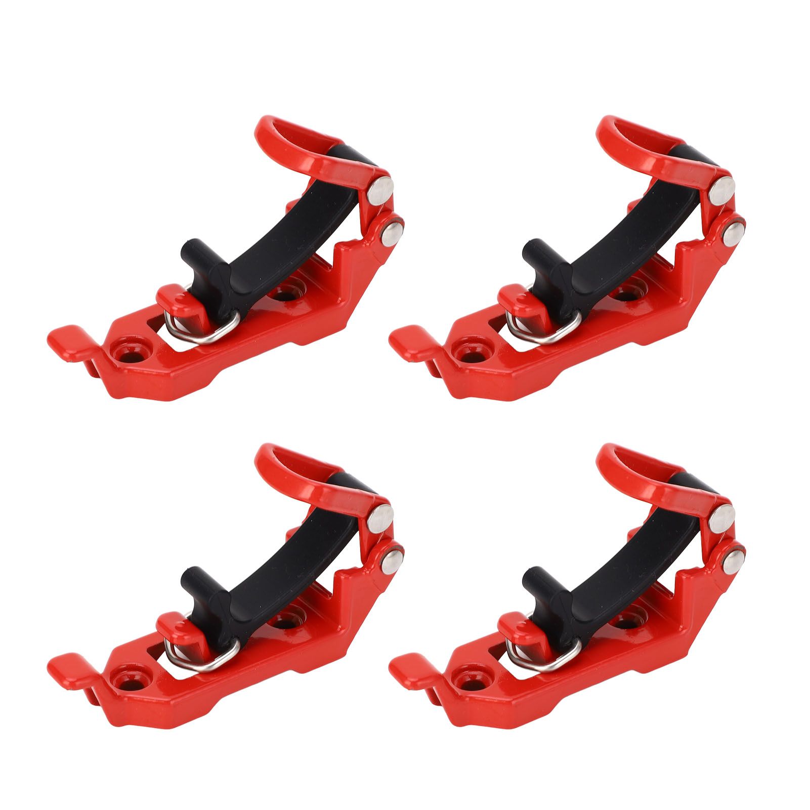 4 Sets Roof Rack Shovel Mount Heavy Duty Multipurpose Metal Rubber Clamp view 10