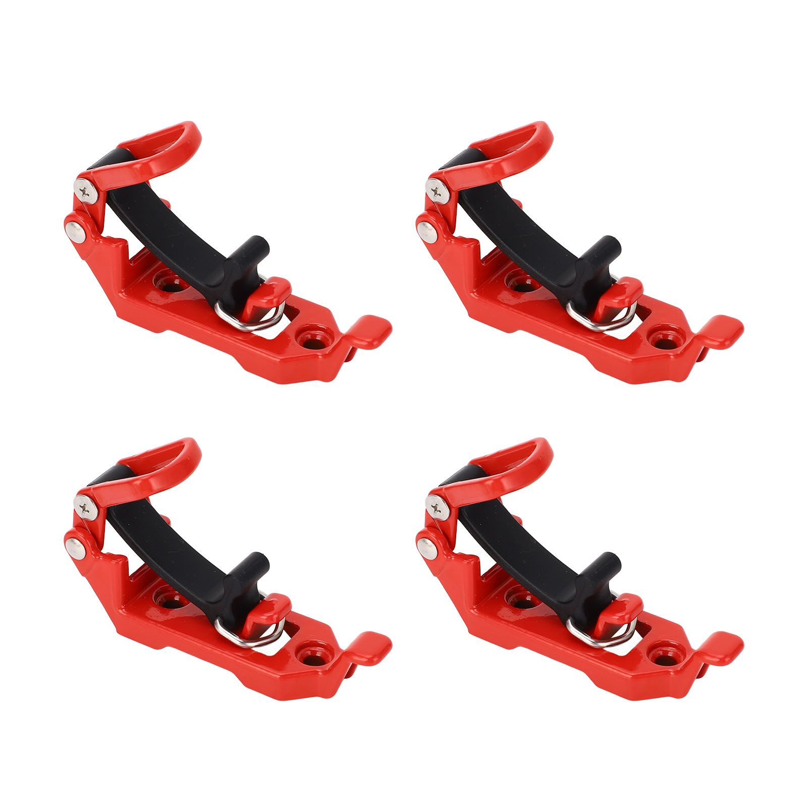4 Sets Roof Rack Shovel Mount Heavy Duty Multipurpose Metal Rubber Clamp view 11