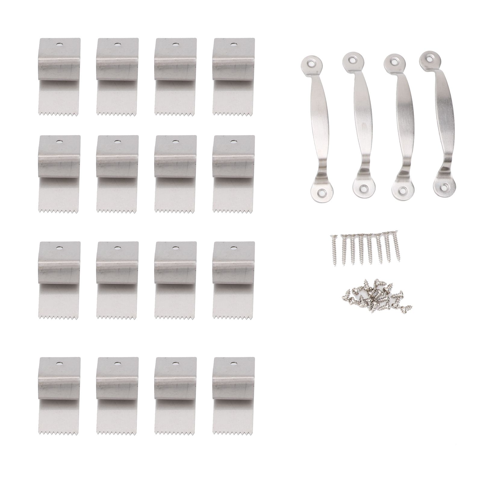 16PCS Hurricane Window Clips Fit 1/2 Inch Thick Plywood Stainless Steel view 3