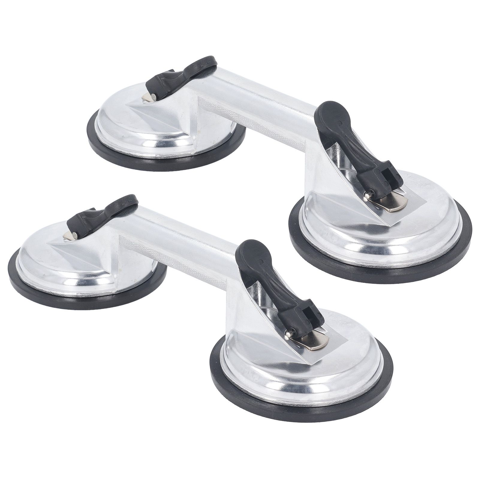 2Pcs Double Handle Suction Cups Plate 100KG Load Capacity Heavy Duty Aluminum view 6