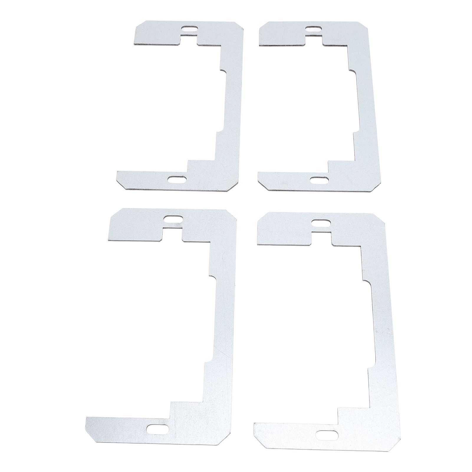 20PCS Wall Plate Spacer Zinc Plated Steel Flush Fit Device Leveling Plate for view 11