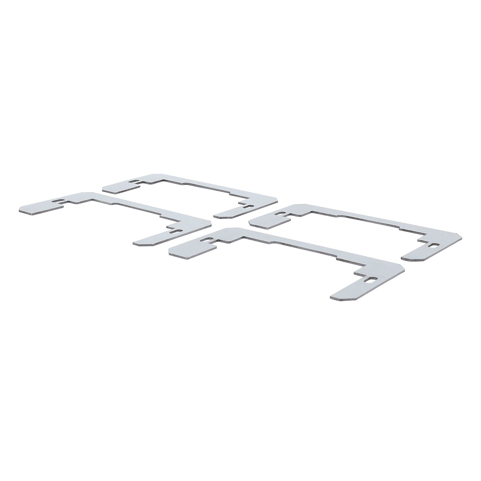 20PCS Wall Plate Spacer Zinc Plated Steel Flush Fit Device Leveling Plate for view 12